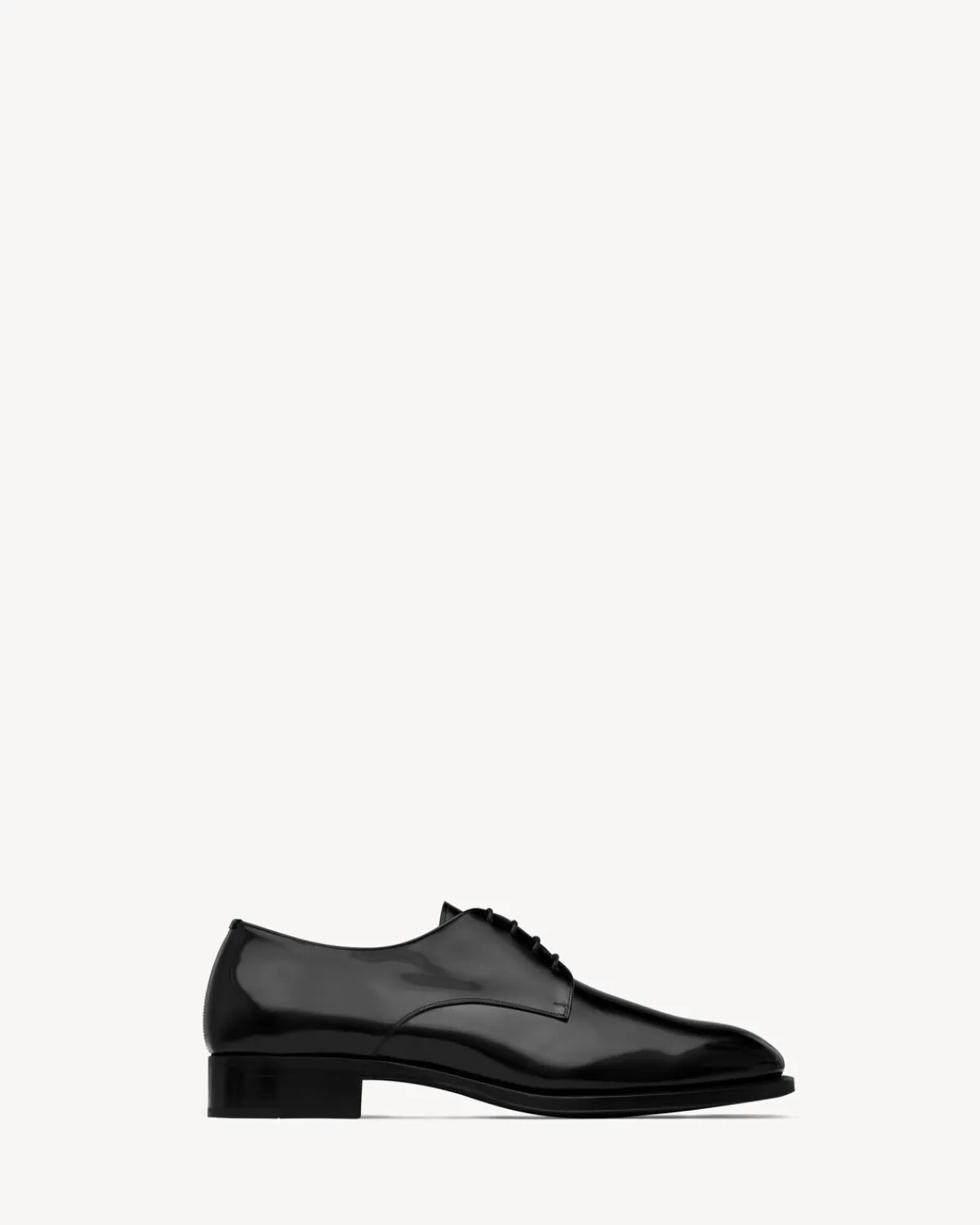 Saint Laurent Formal | Derbies-ADRIEN derbies in glazed leather BLACK