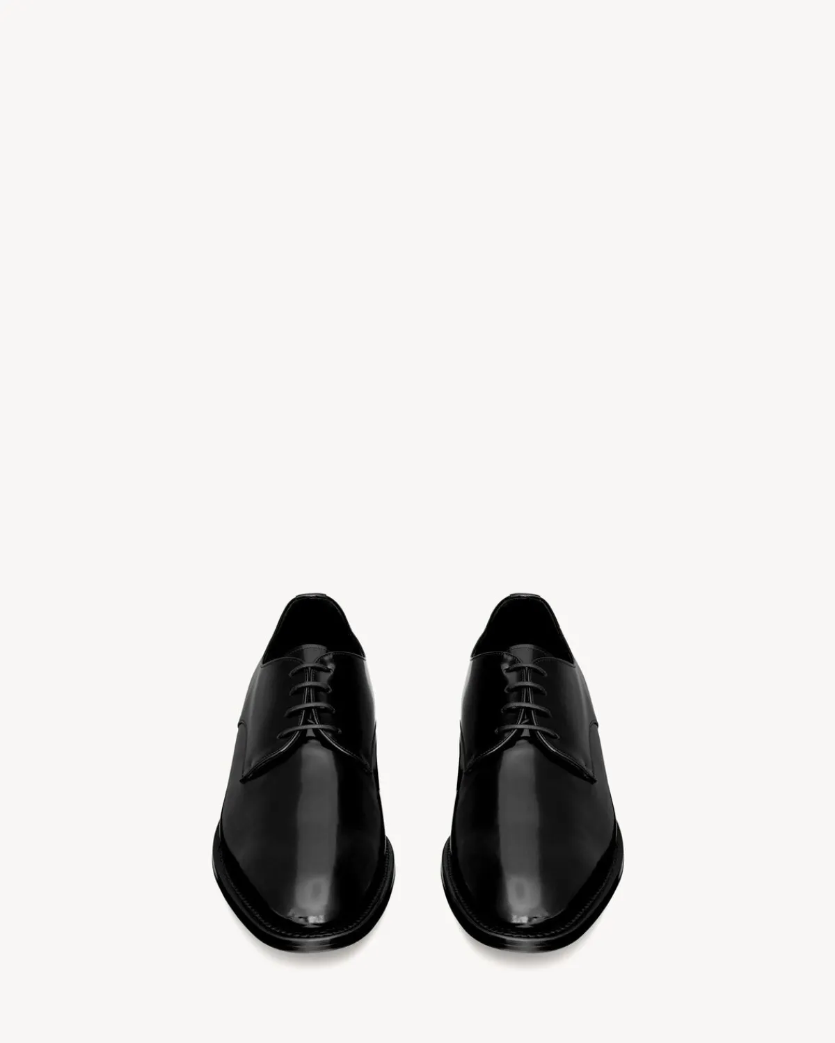 Saint Laurent Formal | Derbies-ADRIEN derbies in glazed leather BLACK