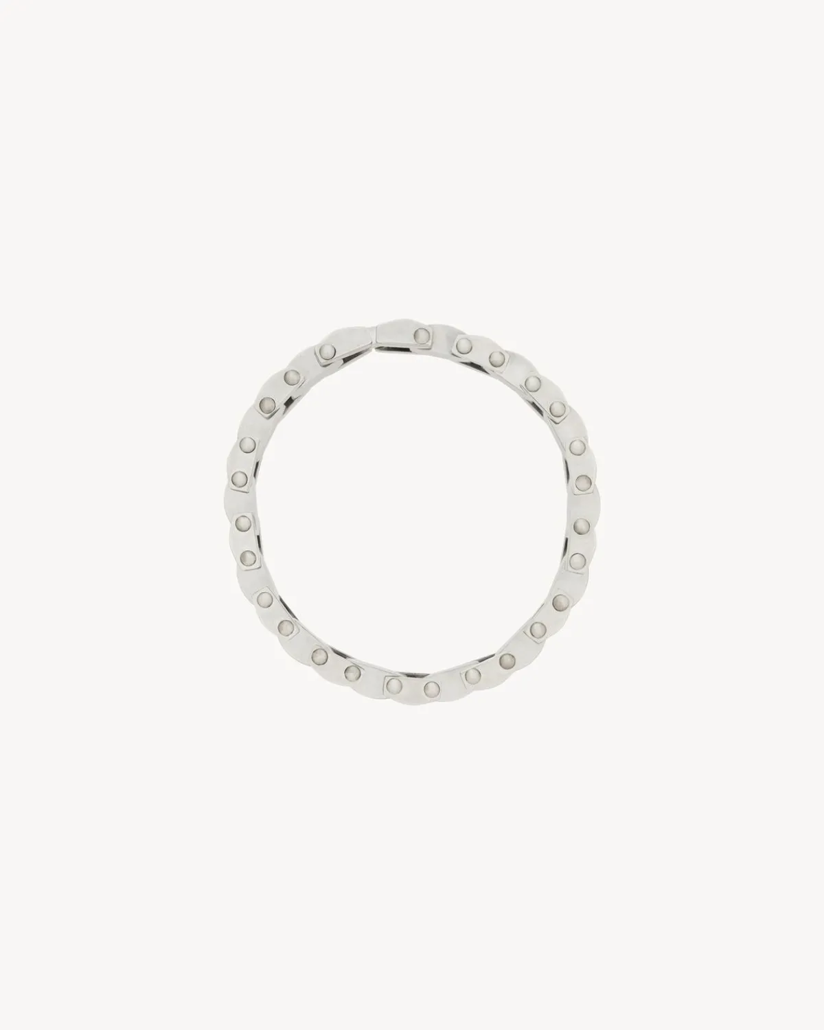 Saint Laurent Jewelry-articulated bracelet in metal PALLADIUM