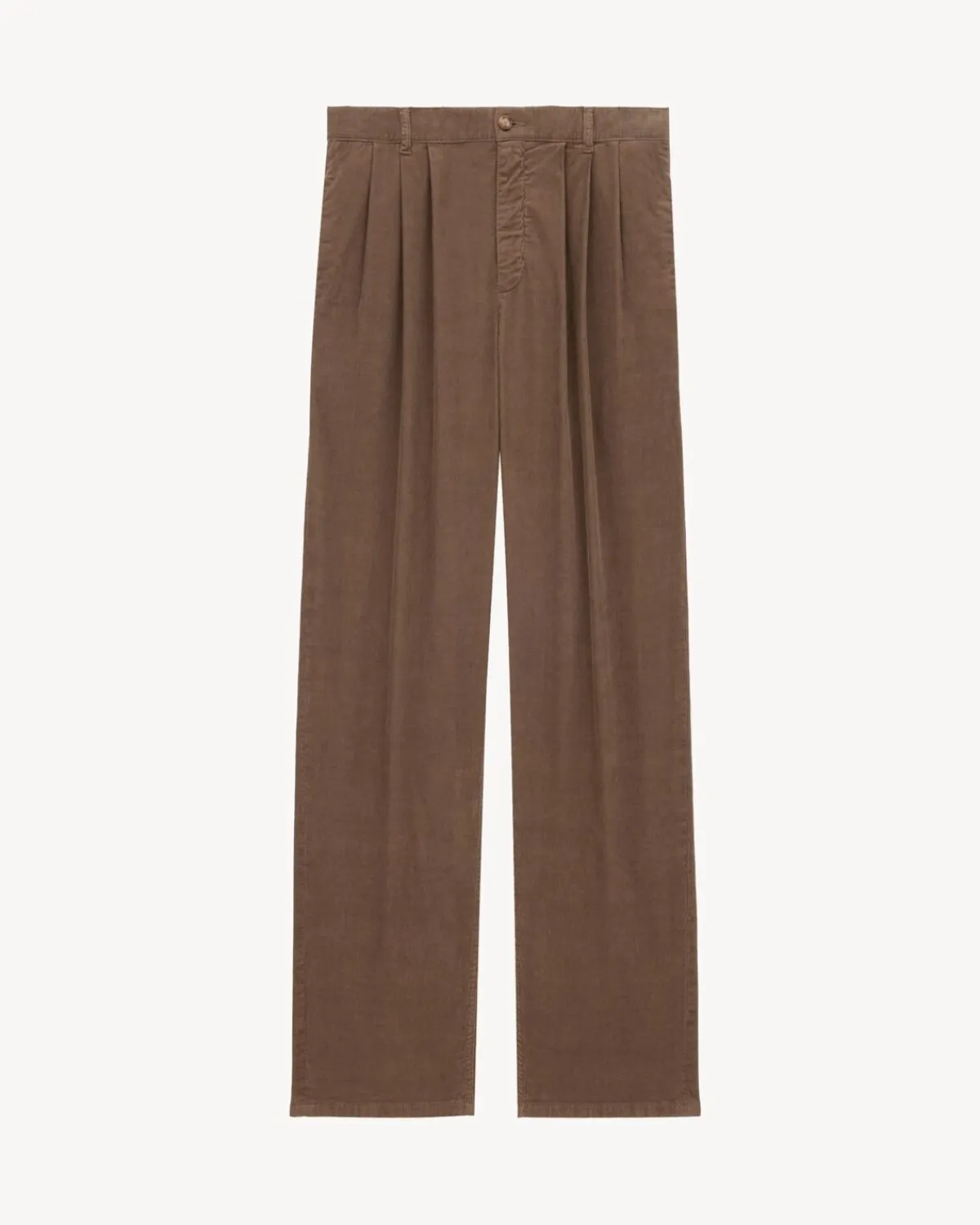 Saint Laurent Jackets And Pants | Denim-baggy pants in corduroy BEIGE