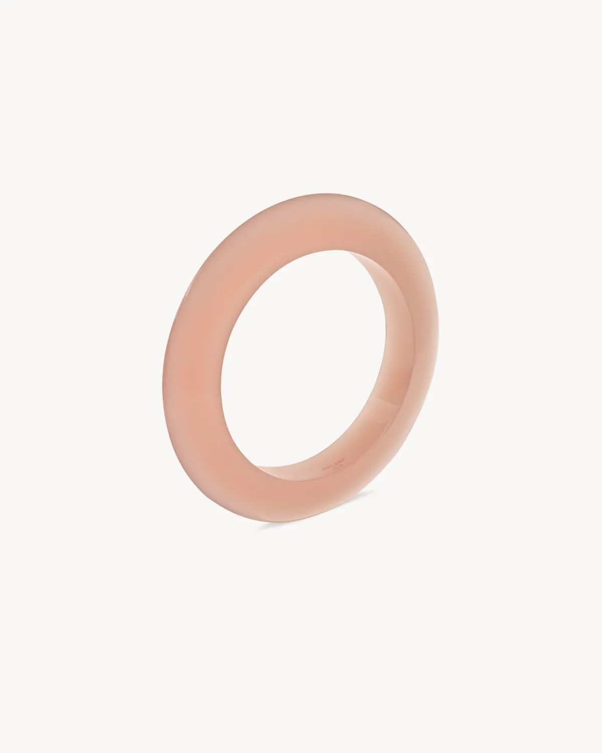 Saint Laurent Cuffs And Bracelets-bangle in resin MILKYPINK