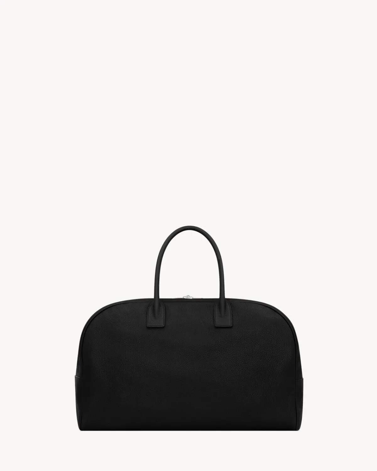 Saint Laurent Travel Bags-BOWLING duffle bag in grained leather BLACK