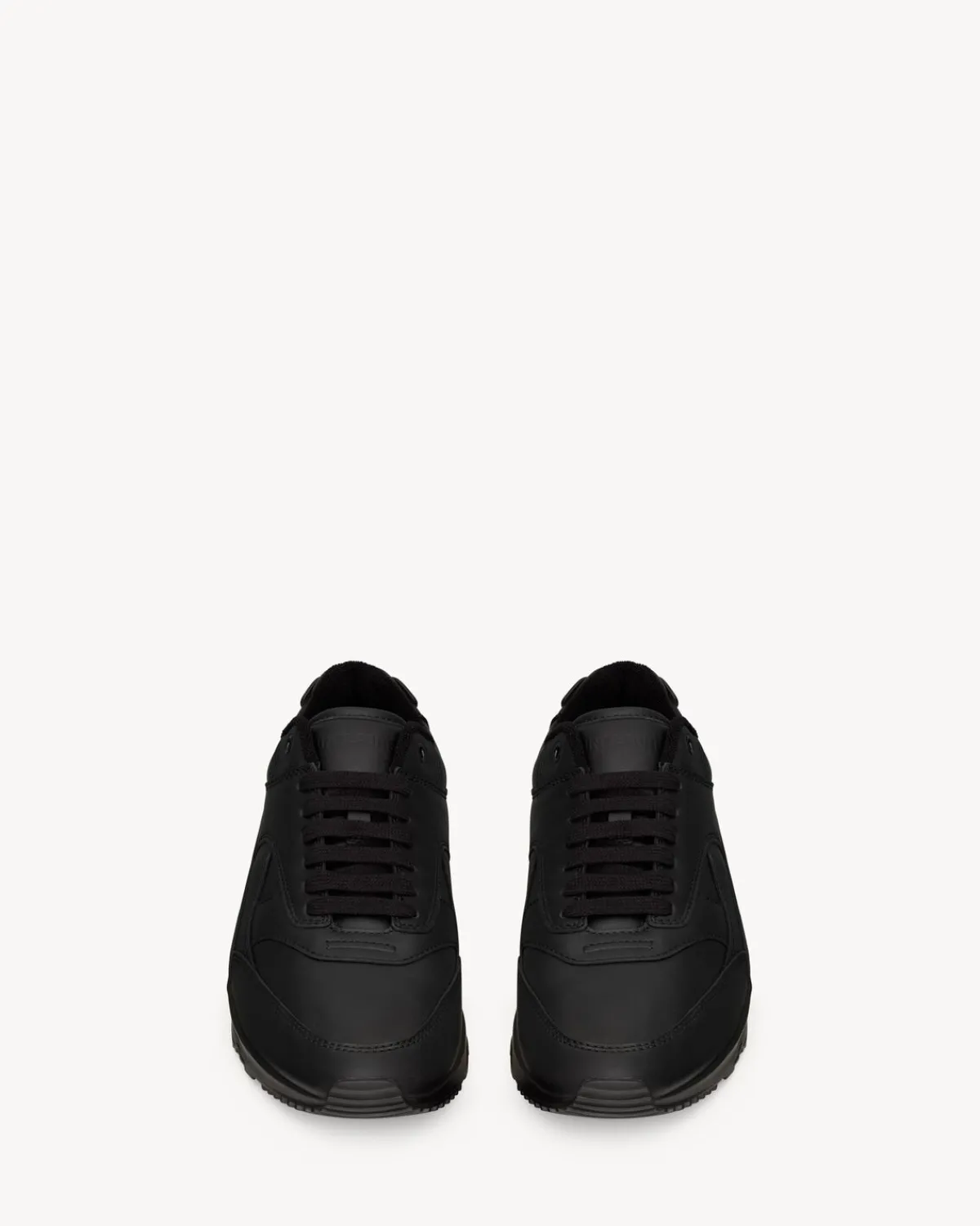 Saint Laurent Sneakers-BUMP sneakers in smooth leather BLACK