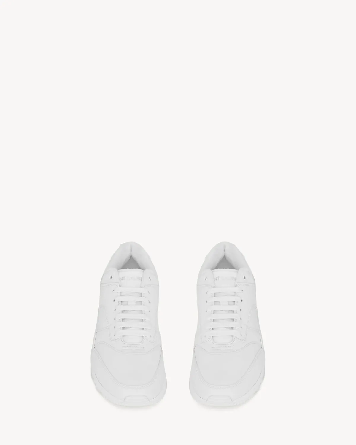 Saint Laurent Sneakers-BUMP sneakers in smooth leather BLANCOPTIQUE