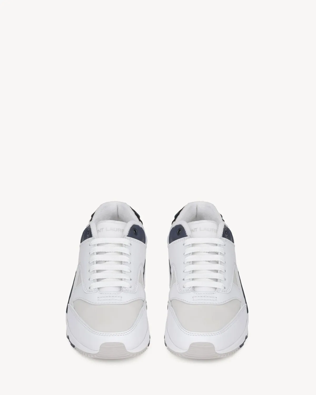 Saint Laurent Sneakers-BUMP sneakers in smooth leather WHITEANDNORTHSEA