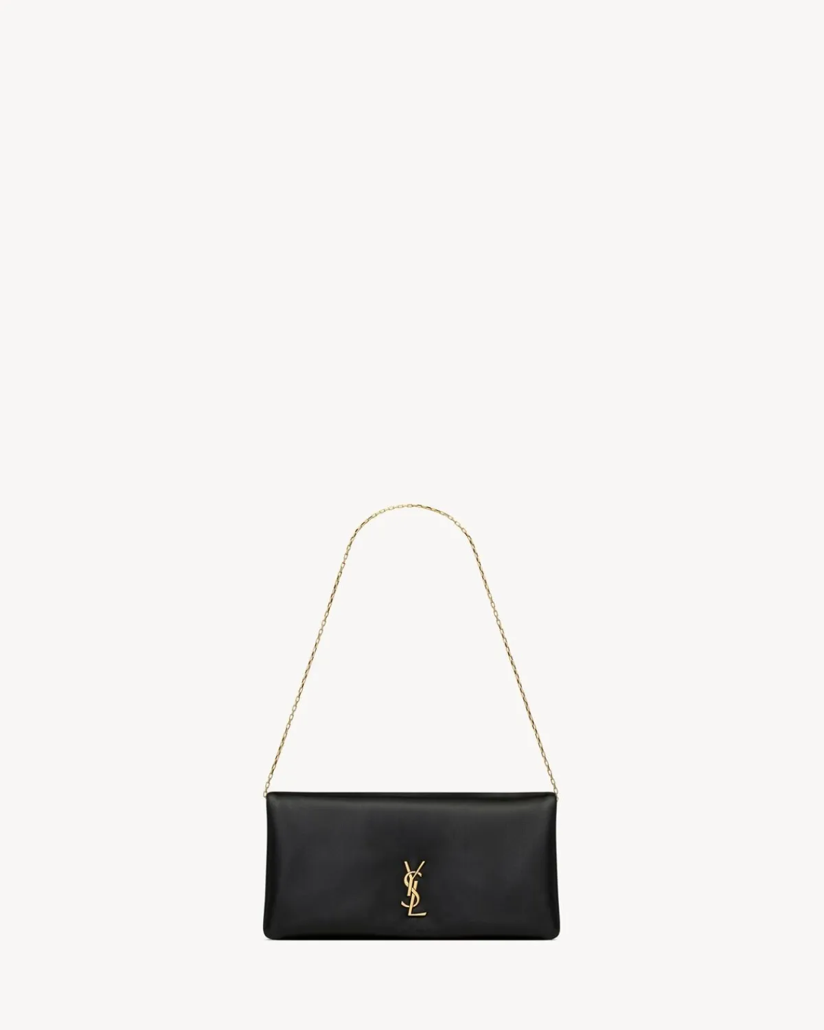 Saint Laurent Clutches And Evening | Mini Bags-CALYPSO mini bag in lambskin BLACK