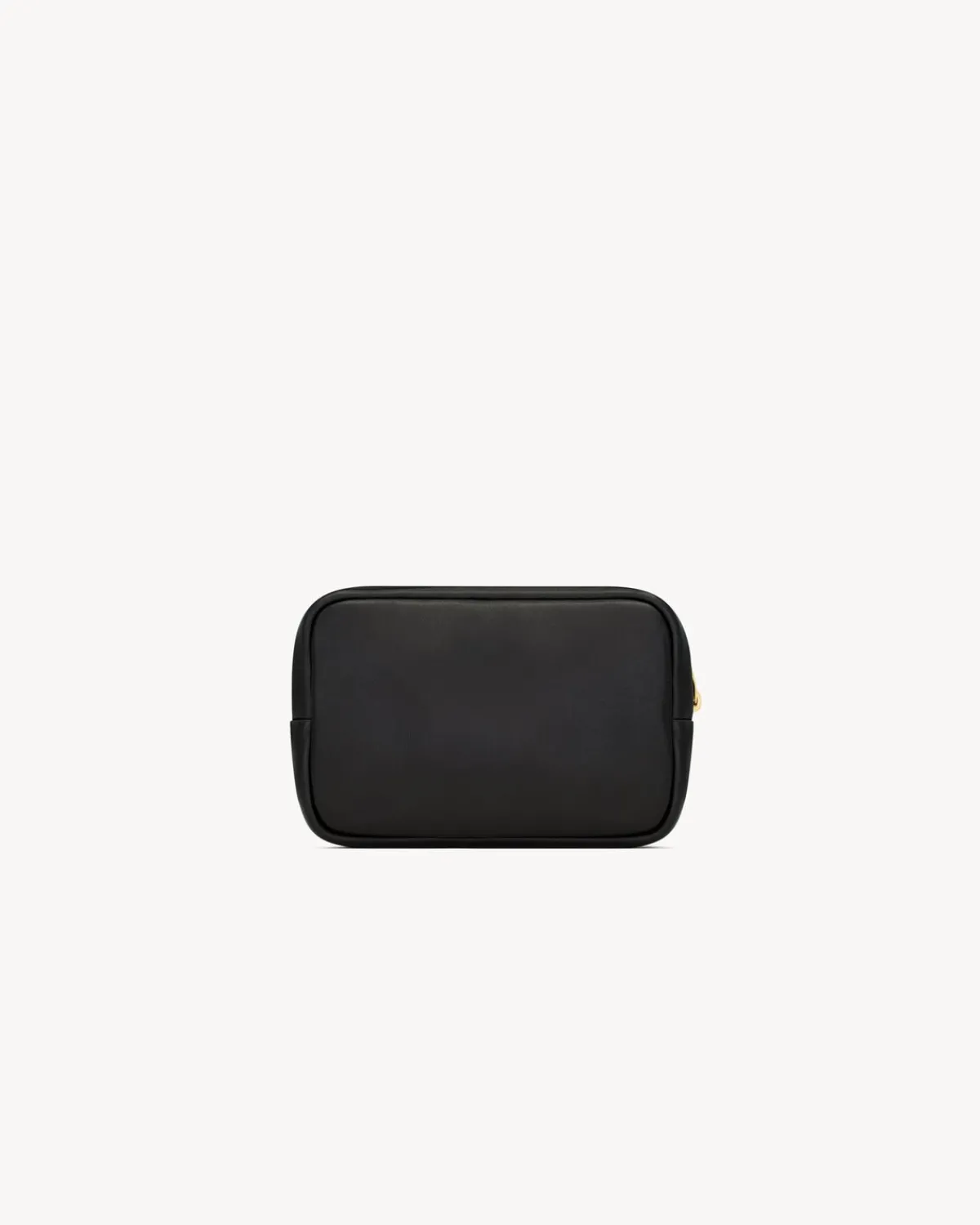 Saint Laurent Cases And Holders-CALYPSO mini cosmetic pouch in lambskin BLACK