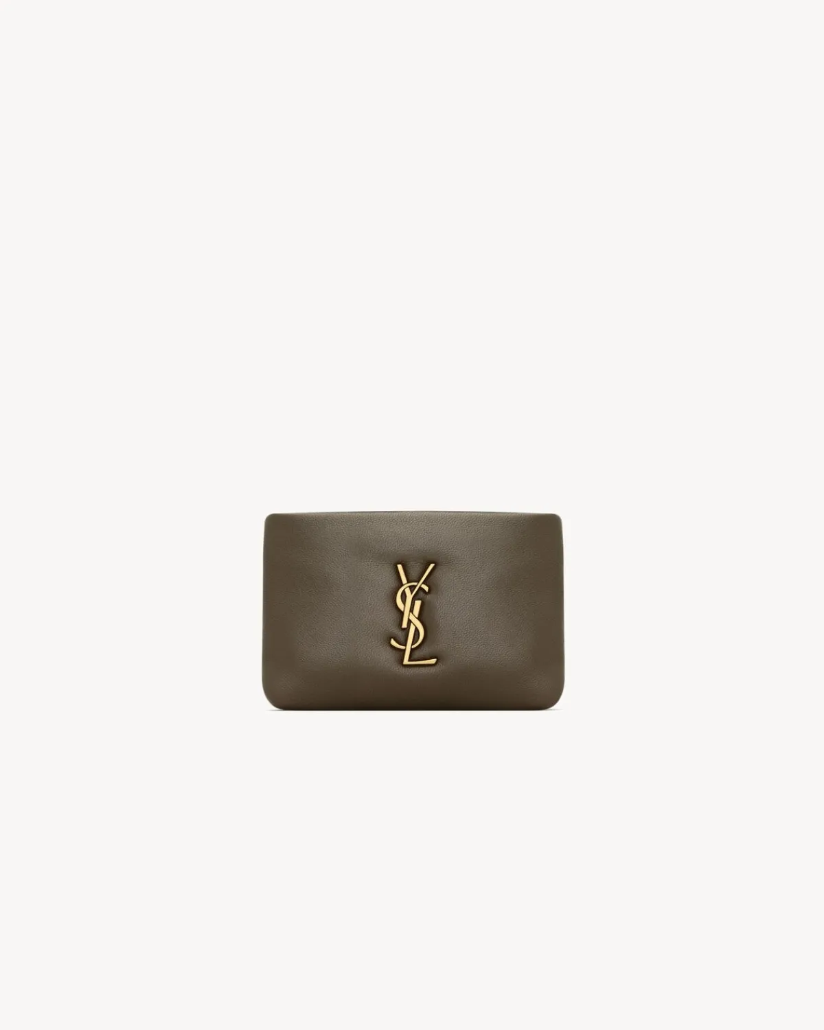 Saint Laurent Wallets | Card Cases-CALYPSO zip card case in lambskin LIGHTMUSK