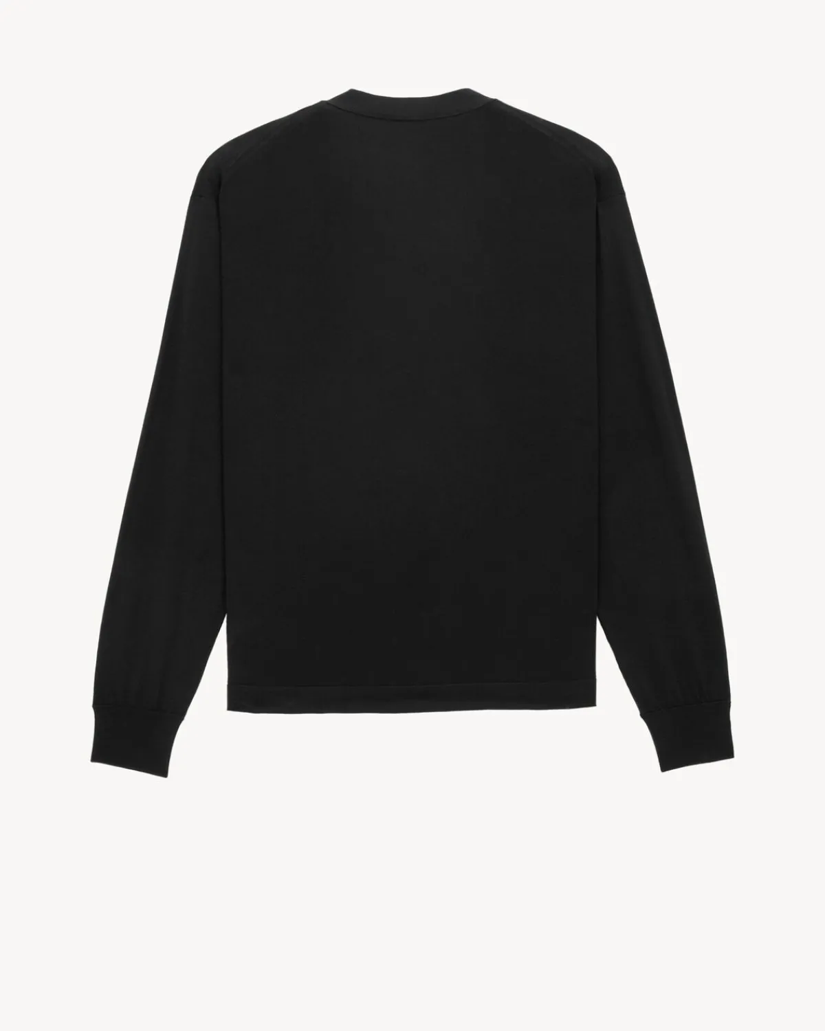 Saint Laurent Knitwear-cardigan in wool NOIR