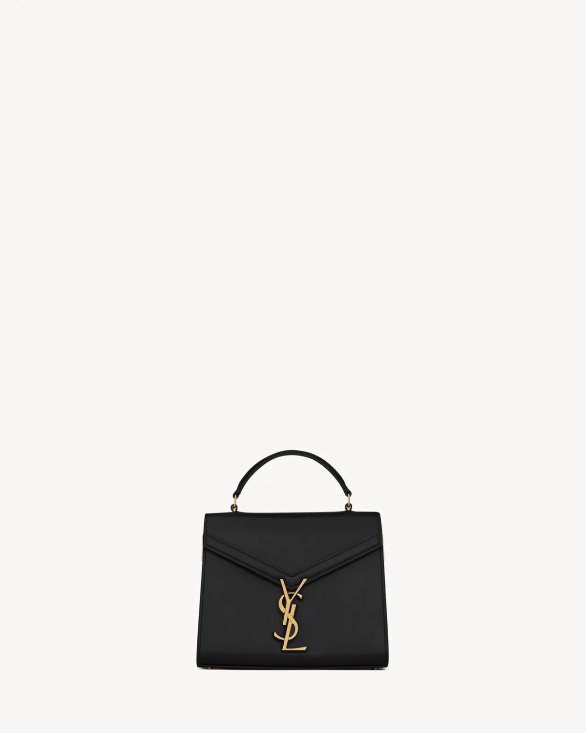 Saint Laurent Top Handles-CASSANDRA Mini in BOX BLACK