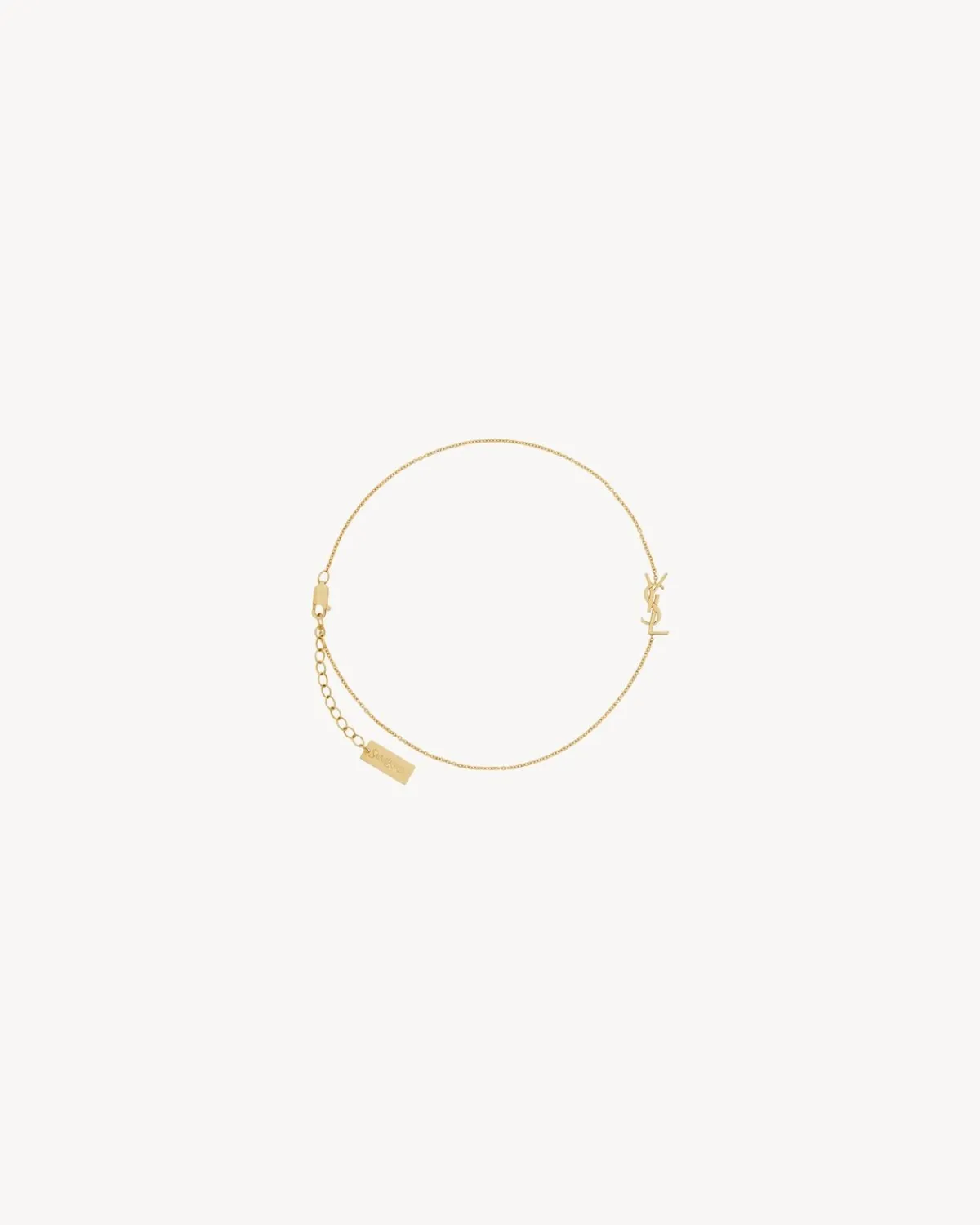 Saint Laurent Fine Jewelry-CASSANDRE ankle bracelet in 18K yellow gold YELLOWGOLD