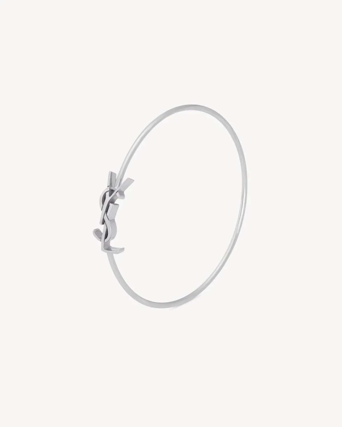 Saint Laurent Fine Jewelry-CASSANDRE bangle in 18K grey gold greyGOLD