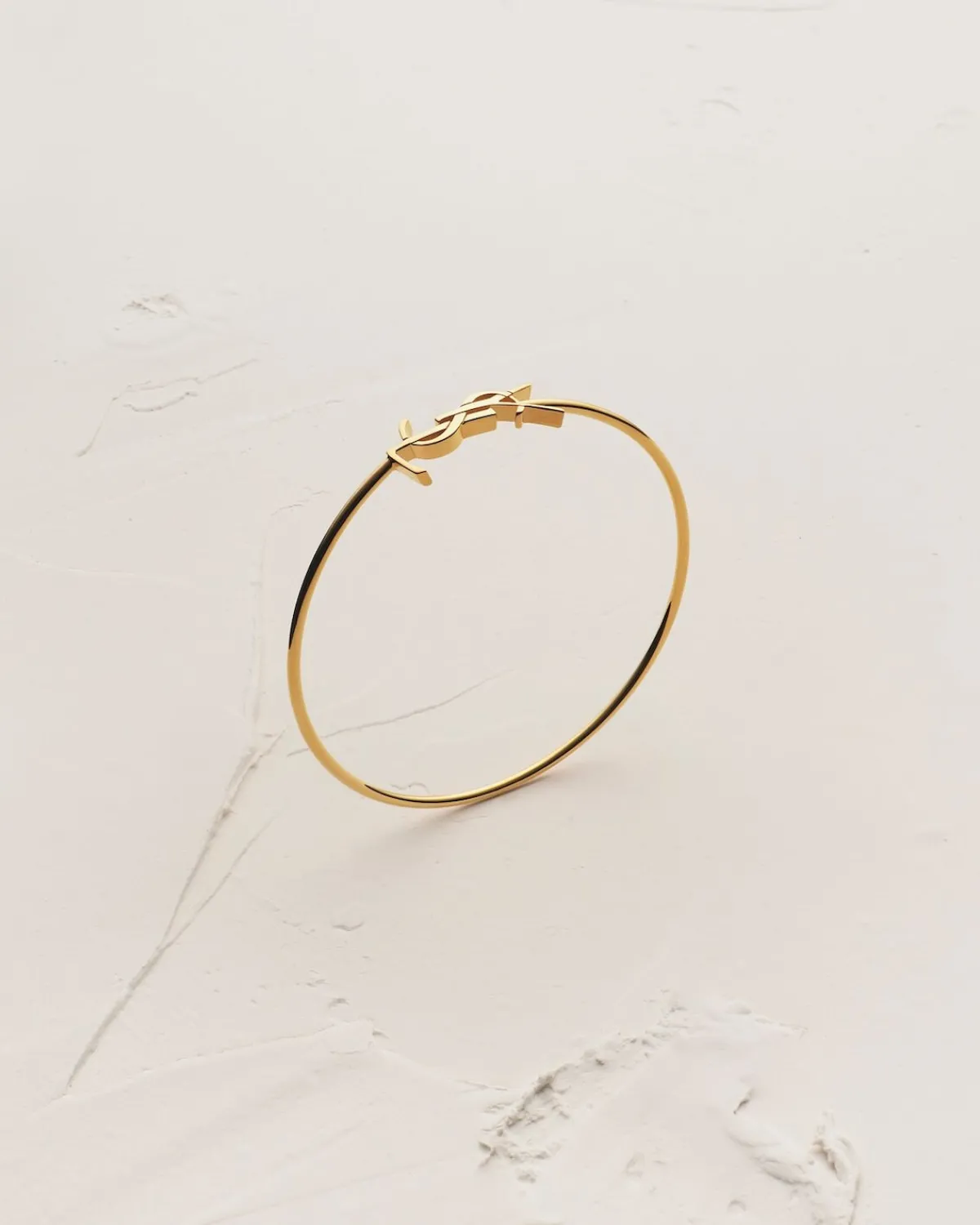 Saint Laurent Fine Jewelry-CASSANDRE bangle in 18K yellow gold YELLOWGOLD