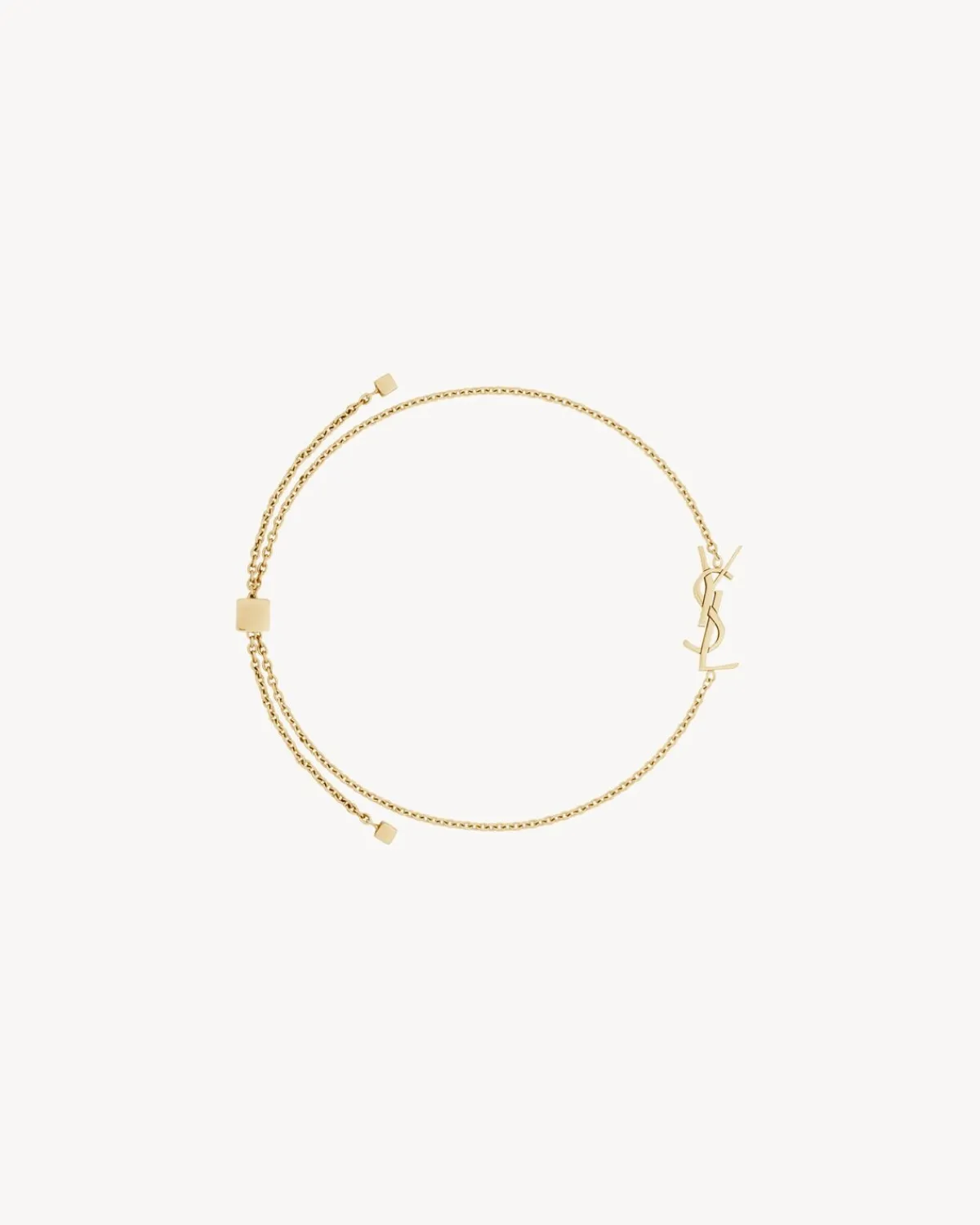 Saint Laurent Fine Jewelry-CASSANDRE bracelet in 18K yellow gold YELLOWGOLD