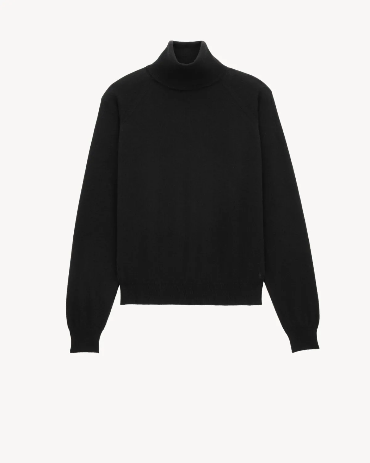 Saint Laurent Knitwear-CASSANDRE cashmere sweater NOIR