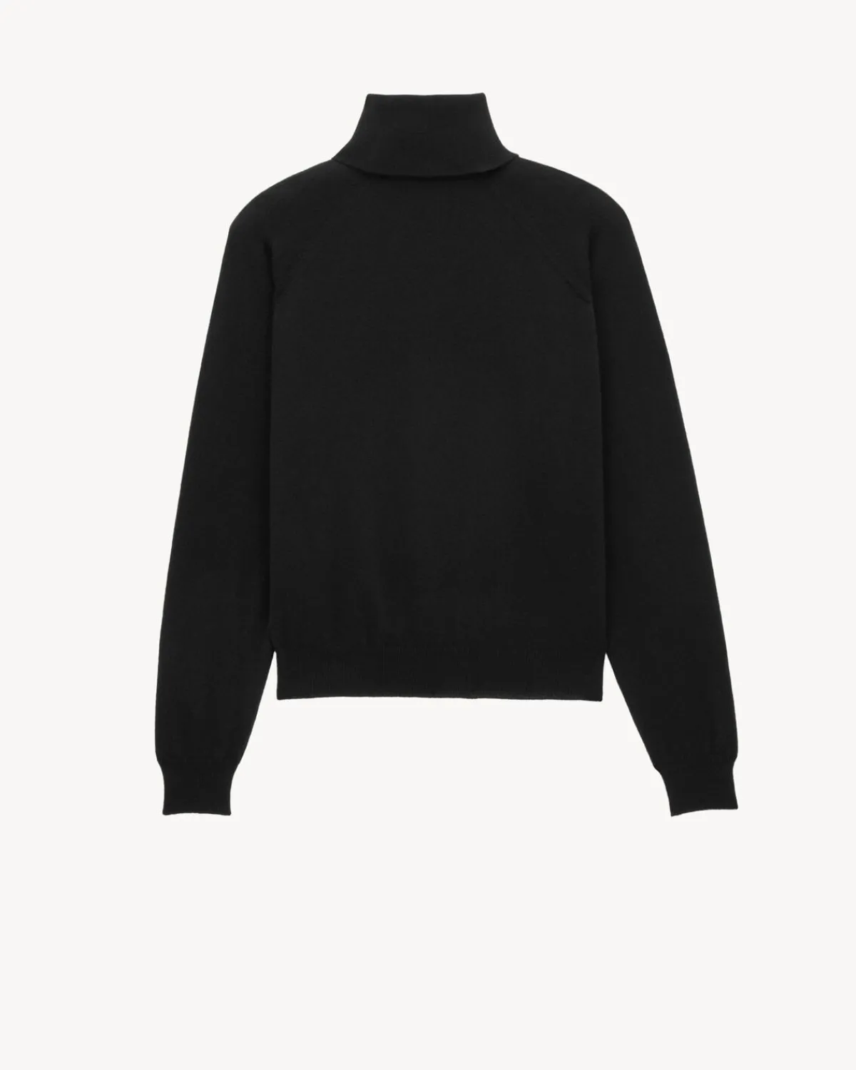 Saint Laurent Knitwear-CASSANDRE cashmere sweater NOIR