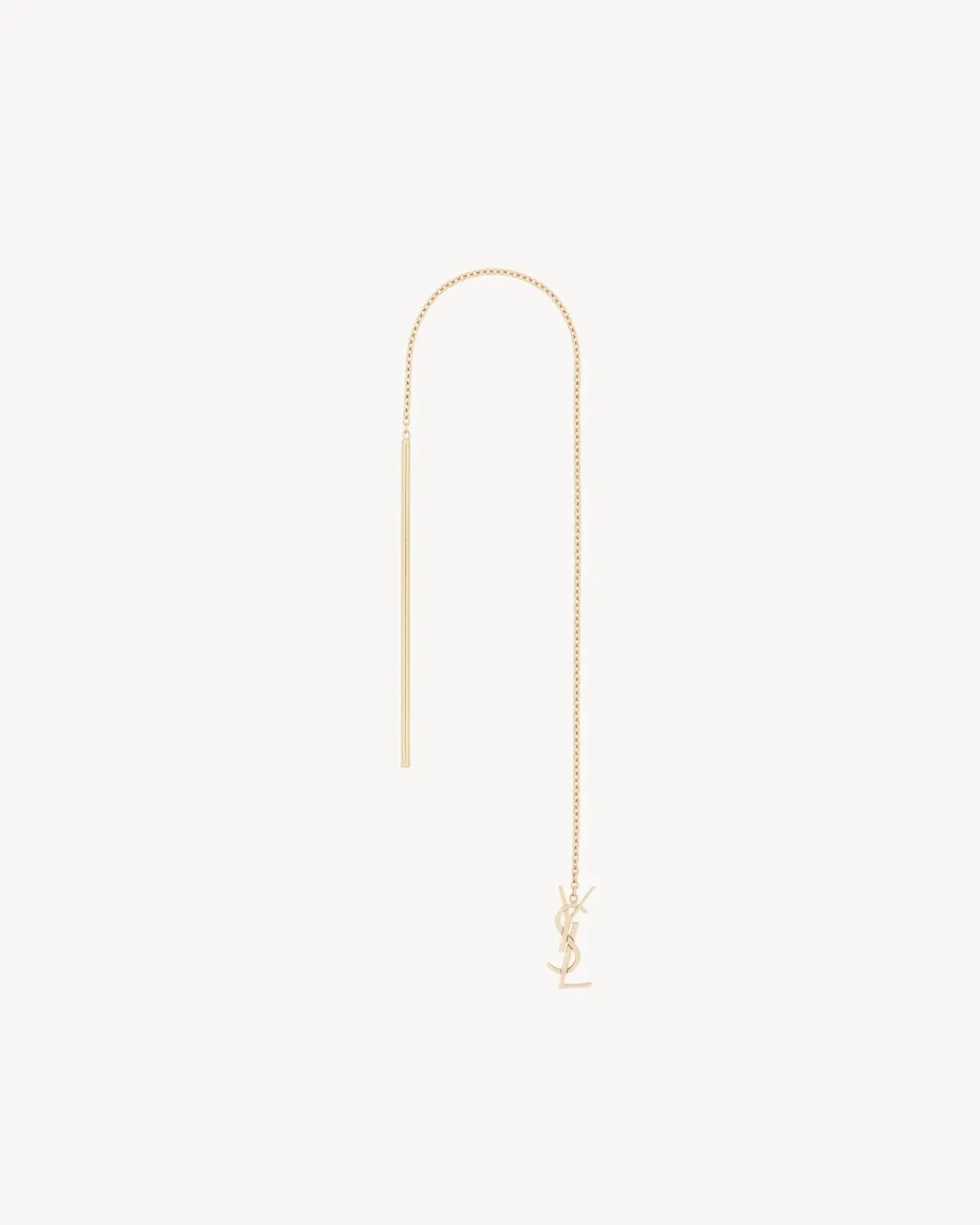 Saint Laurent Fine Jewelry-CASSANDRE drop earring in 18K yellow gold YELLOWGOLD