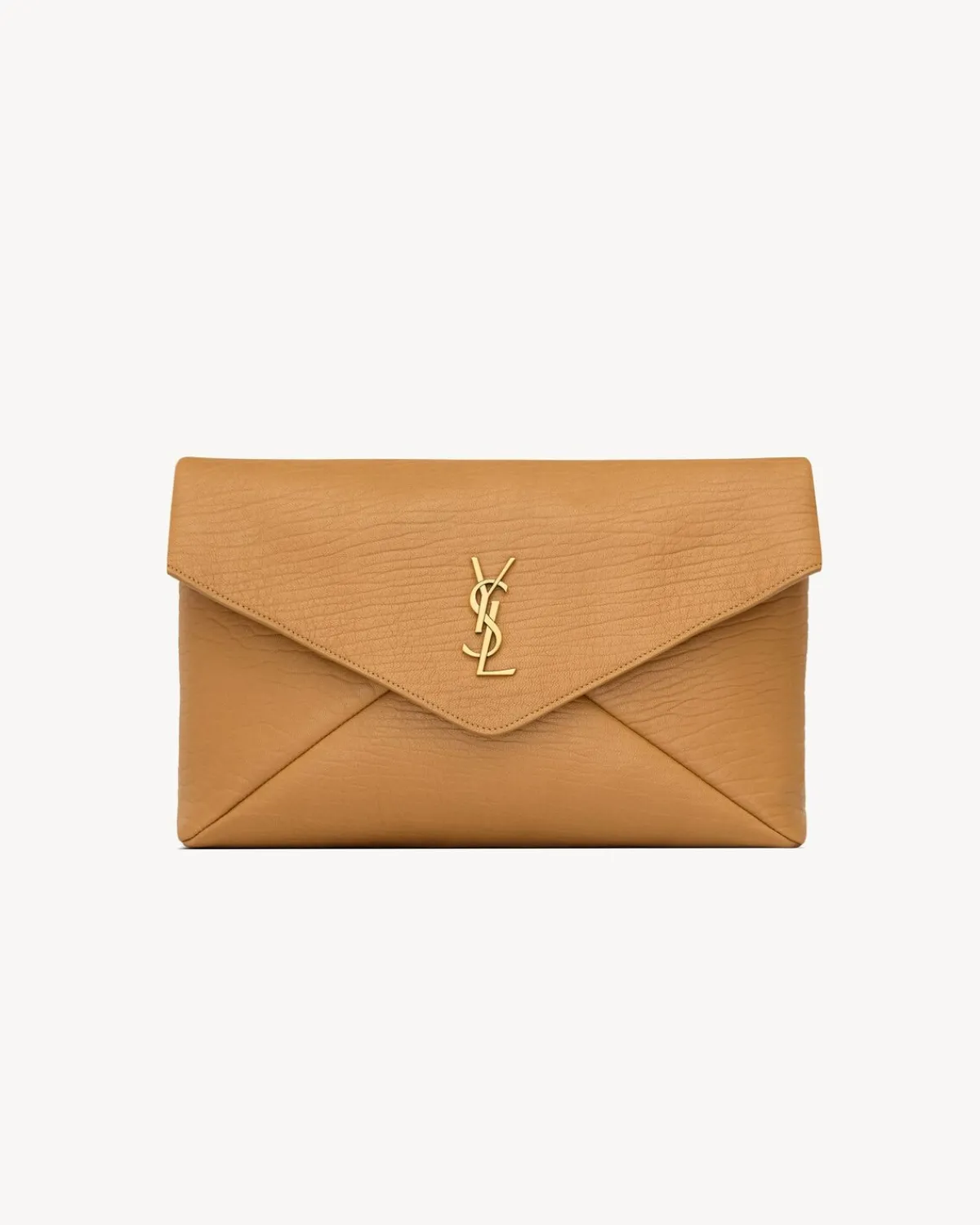 Saint Laurent Pouches-CASSANDRE large envelope pouch in lambskin DARKSUN