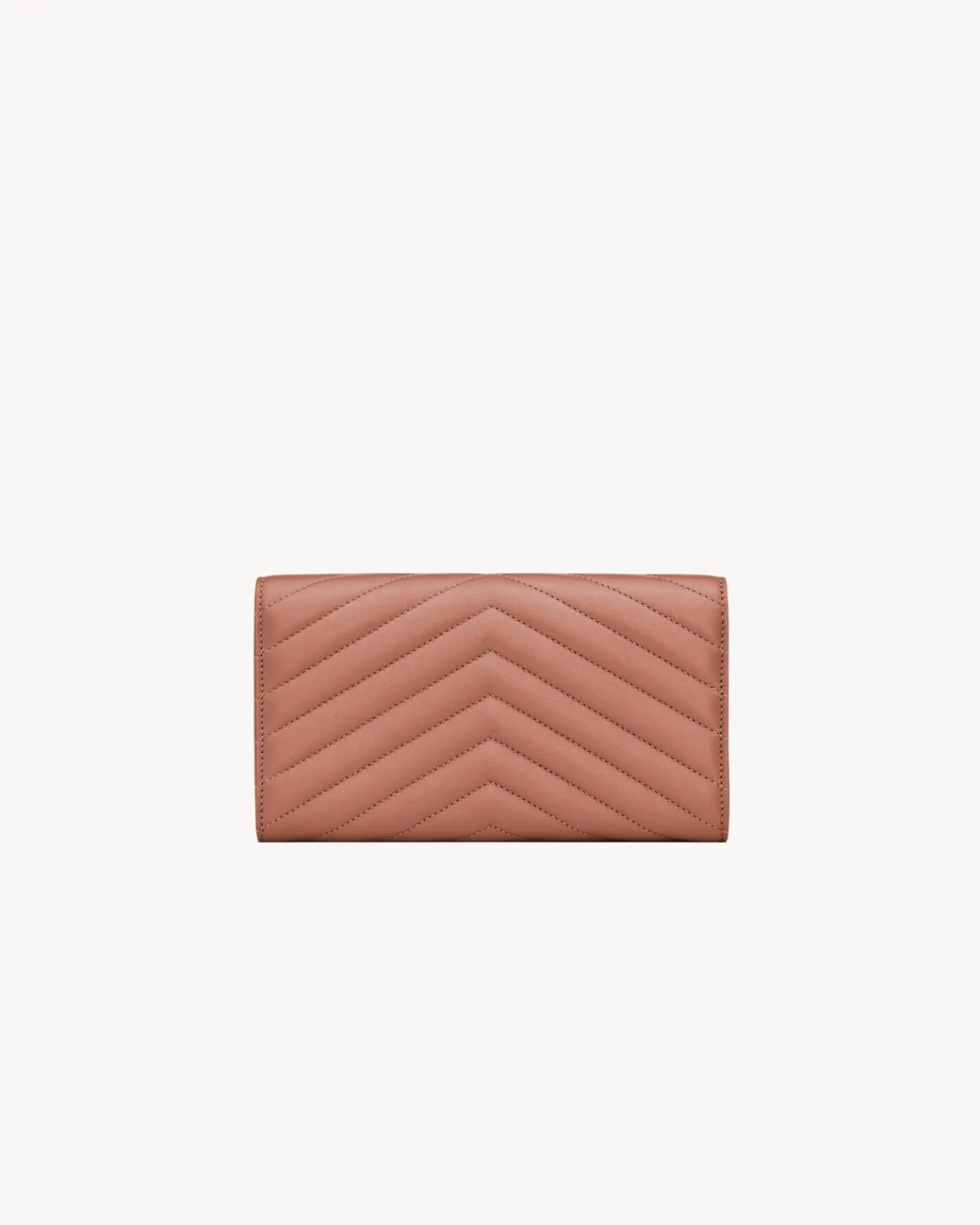 Saint Laurent Wallets-CASSANDRE large wallet in lambskin BARELYPINK