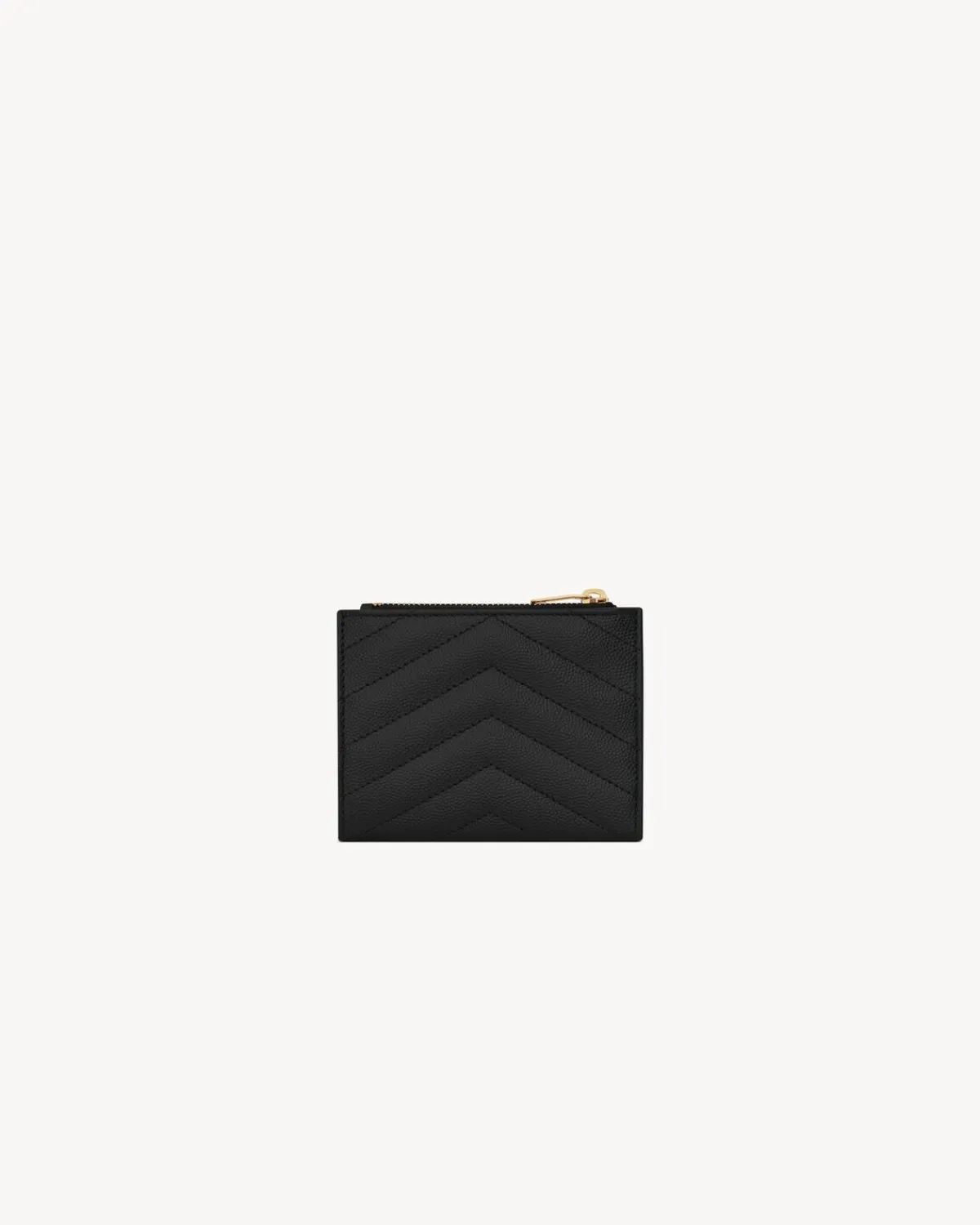 Saint Laurent Wallets-CASSANDRE MATELASSÉ bi-fold wallet in grain de poudre leather BLACK