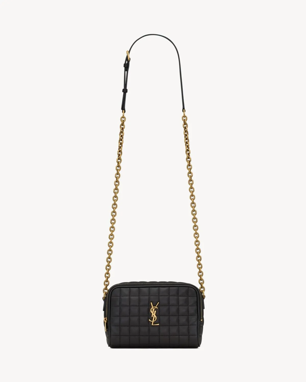 Saint Laurent Crossbody Bags | Mini Bags-CASSANDRE MATELASSÉ CARRÉ camera bag in lambskin BLACK