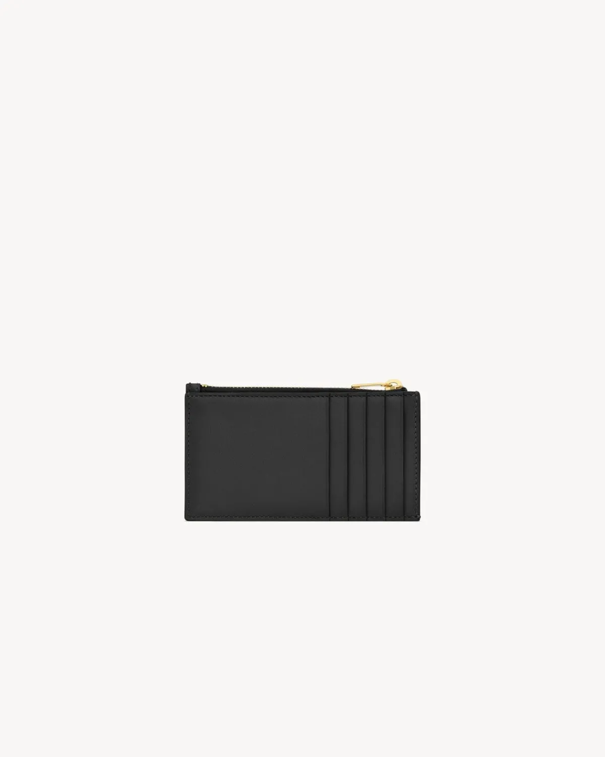 Saint Laurent Card Cases-CASSANDRE MATELASSÉ FRAGMENTS CARD CASE IN LAMBSKIN BLACK