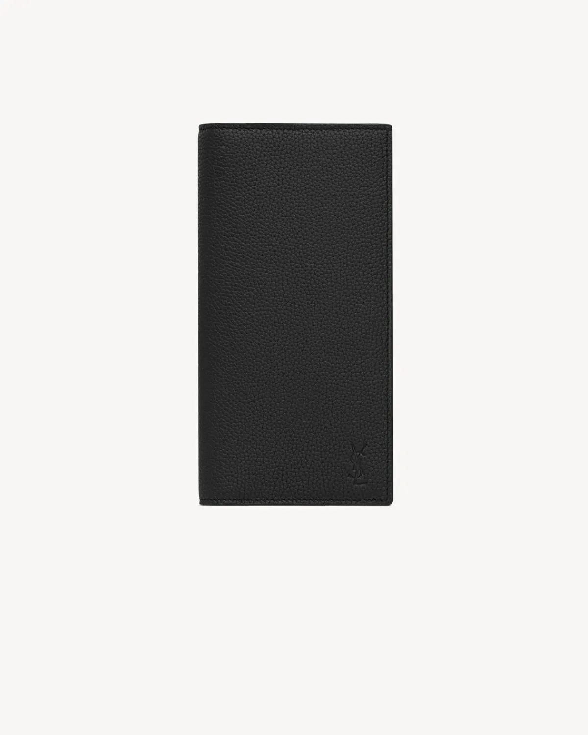 Saint Laurent Wallets-CASSANDRE SHADOW CONTINENTAL WALLET IN GRAINED LEATHER BLACK