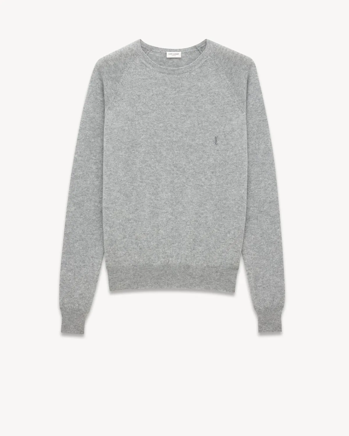 Saint Laurent Knitwear | Knitwear-Cassandre Sweater in Cashmere GRISCHINE