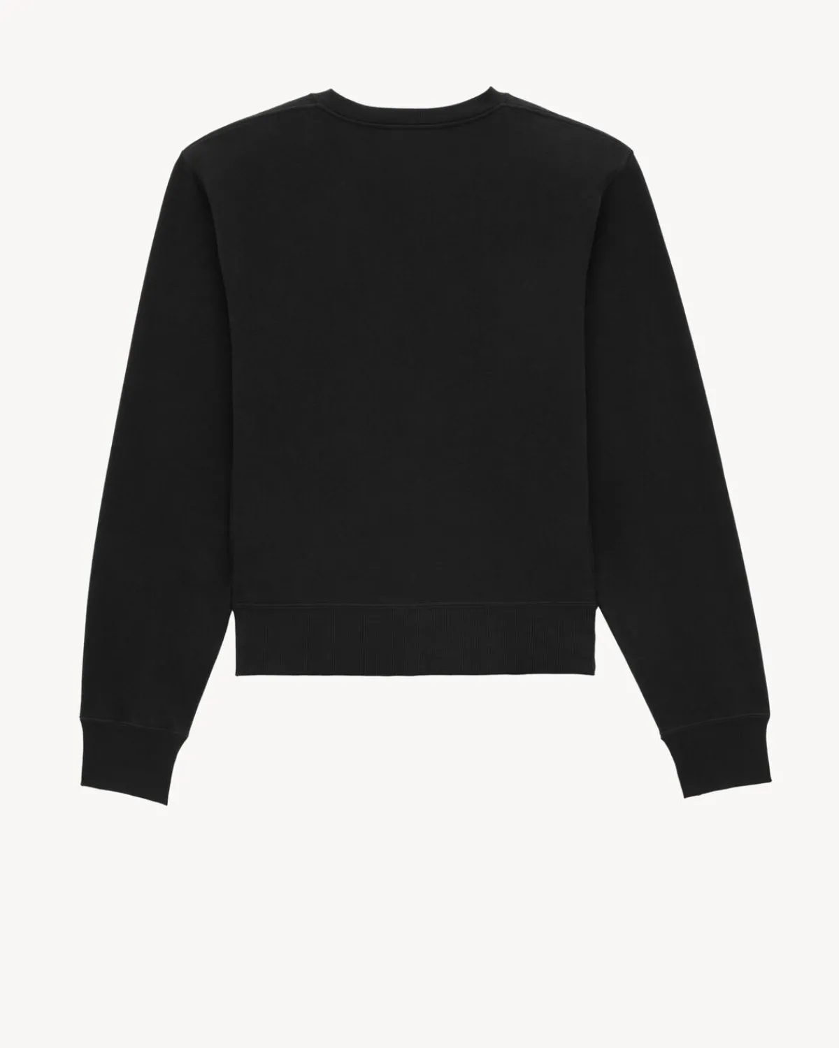 Saint Laurent Jersey-CASSANDRE SWEATSHIRT NOIR