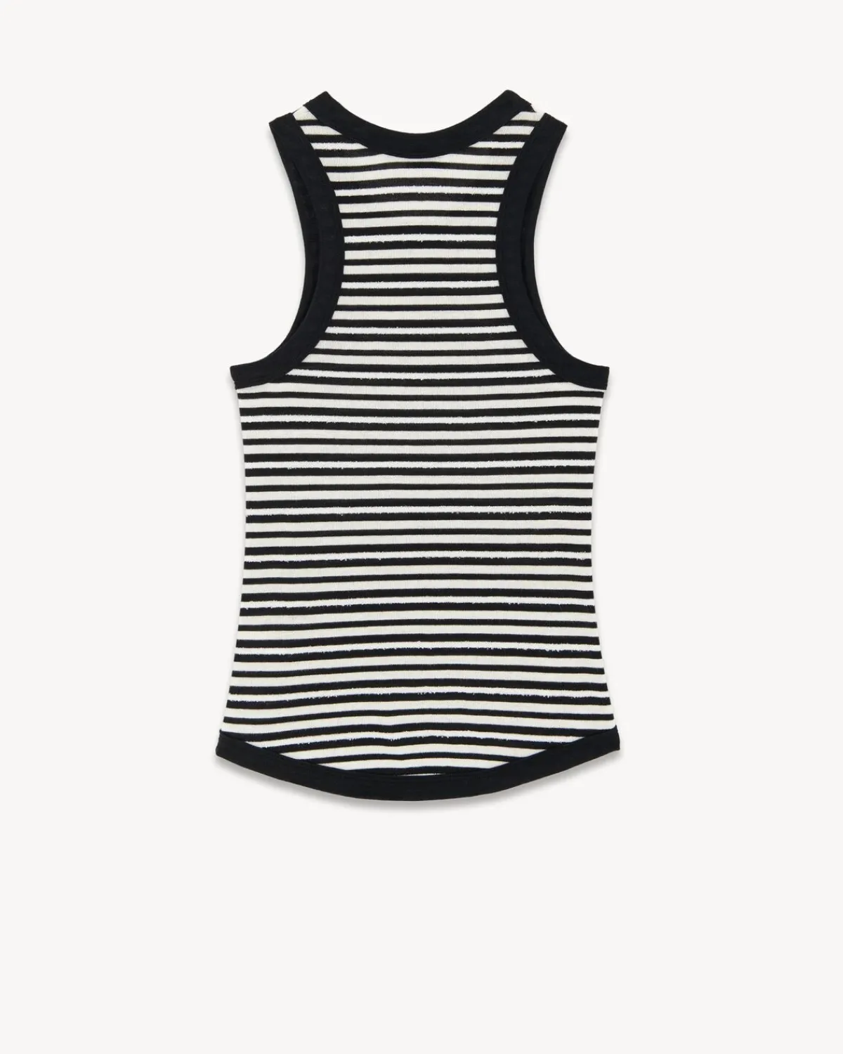 Saint Laurent Jersey-Cassandre Tank Top NOIRCRAIE