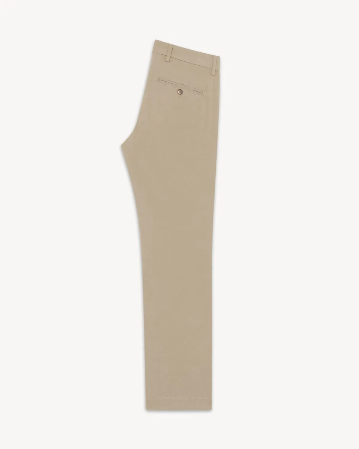 Saint Laurent Denim-chino pants in stretch cotton SANDBEIGE