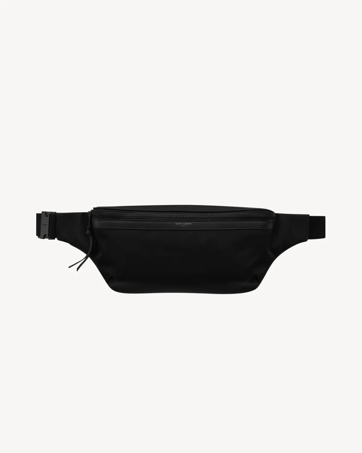 Saint Laurent Crossbody | Belts-City CROSSBODY BAG in ECONYL®, smooth leather and nylon NOIR