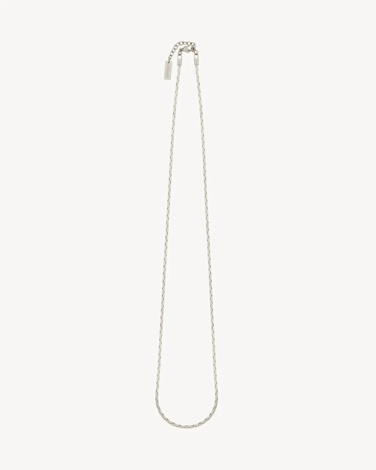 Saint Laurent Jewelry-cobra-chain necklace in metal LIGHTOXIDIZEDSILVER