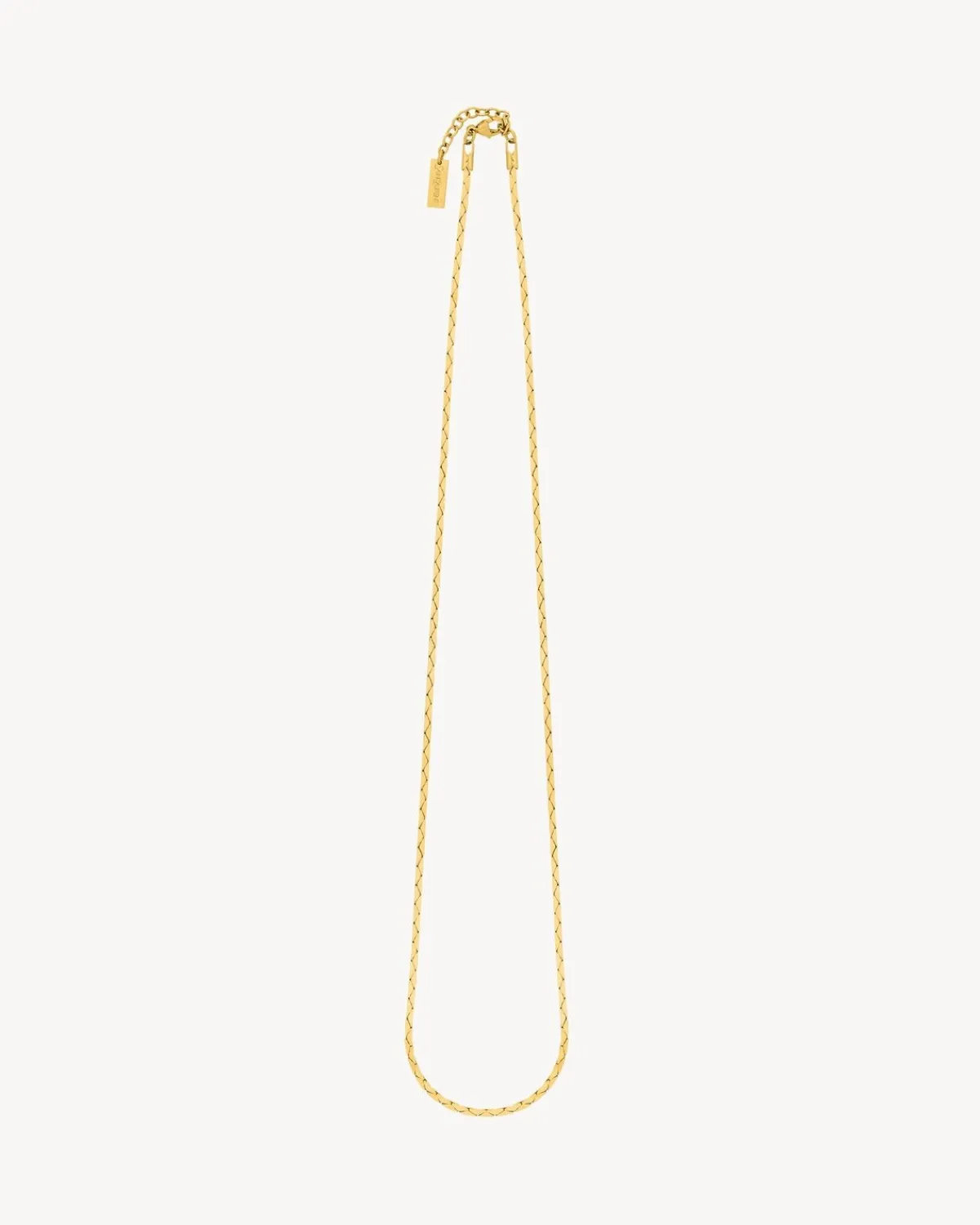 Saint Laurent Jewelry-cobra-chain necklace in metal BRASSGOLD