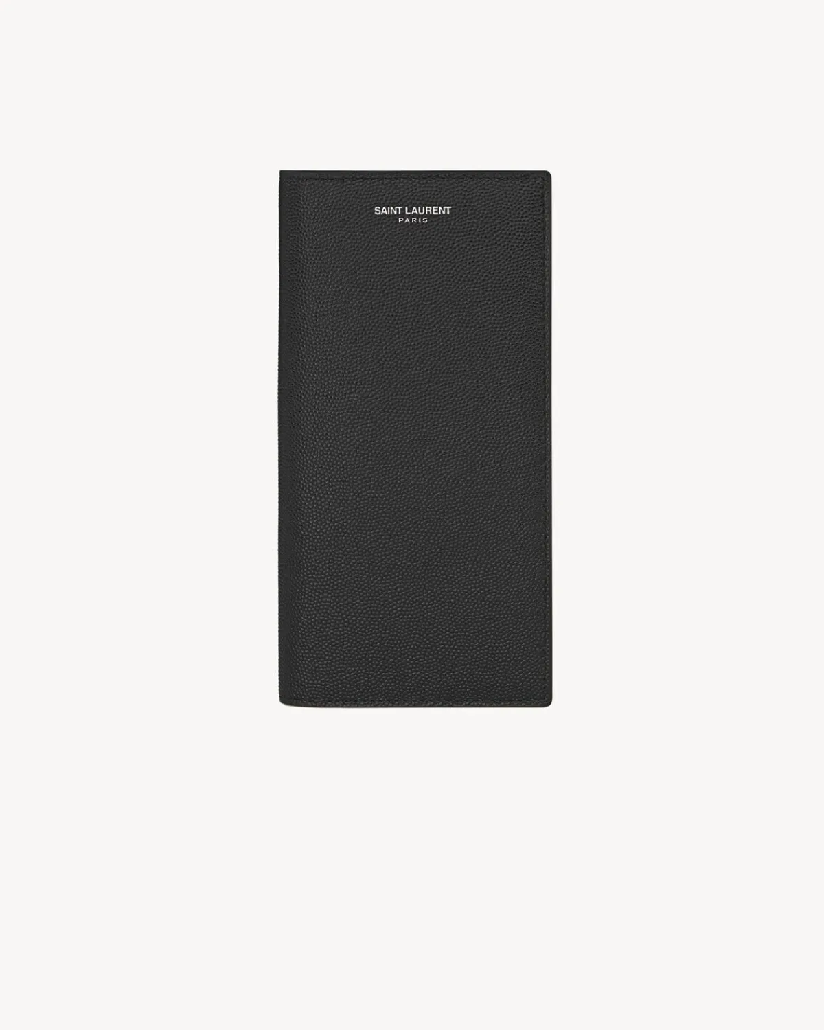 Saint Laurent Wallets-continental wallet in grain de poudre leather BLACK