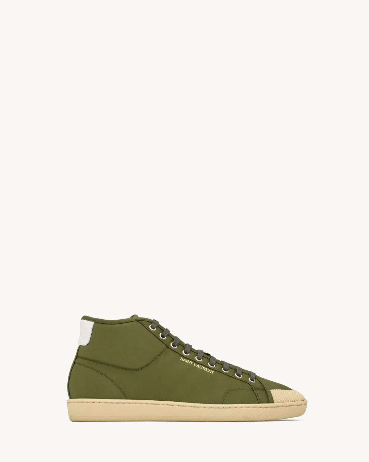 Saint Laurent Sneakers-Court classic SL/39 sneakers in nylon KIWI