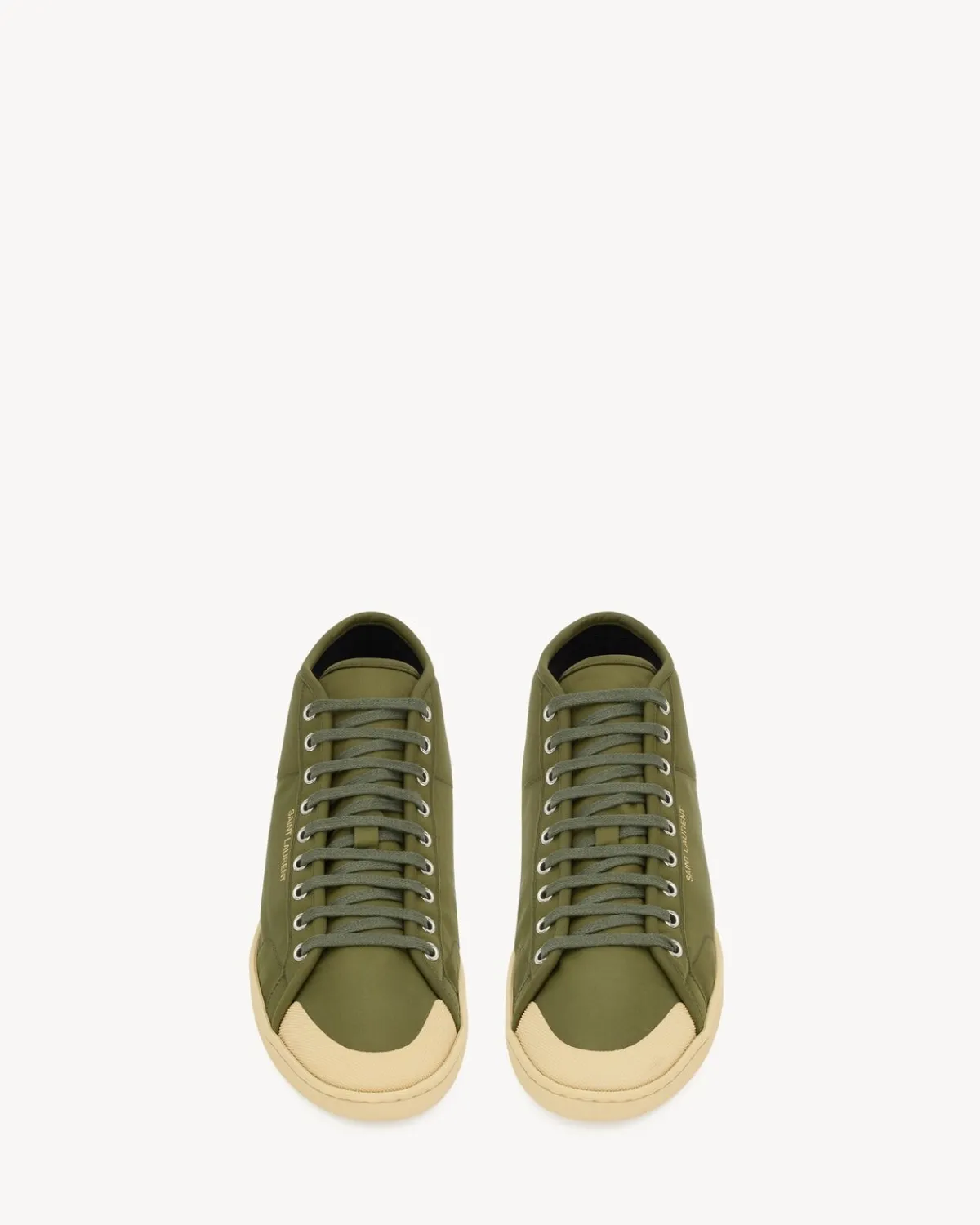 Saint Laurent Sneakers-Court classic SL/39 sneakers in nylon KIWI