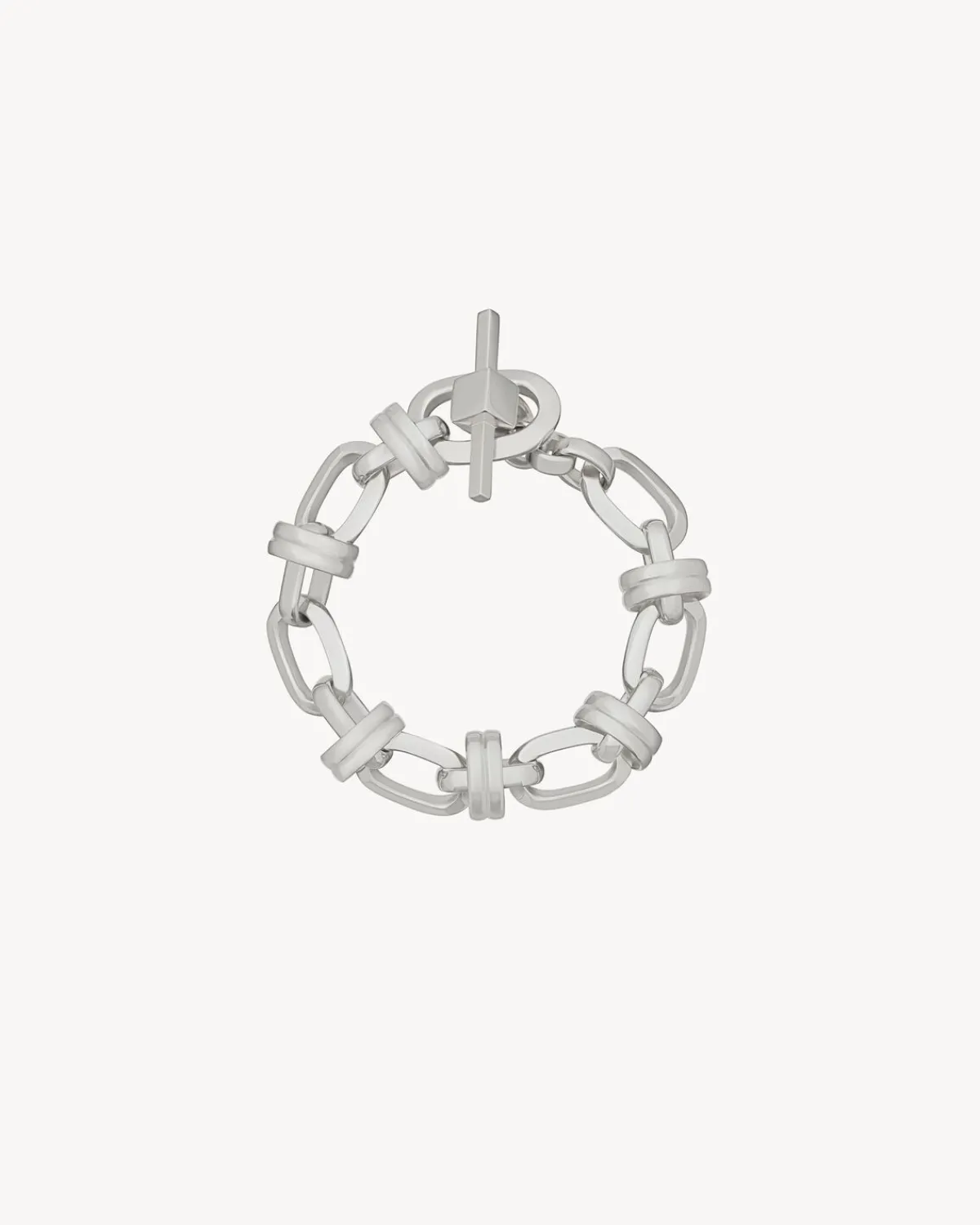 Saint Laurent Jewelry-deco chain bracelet in metal SHINYSILVER