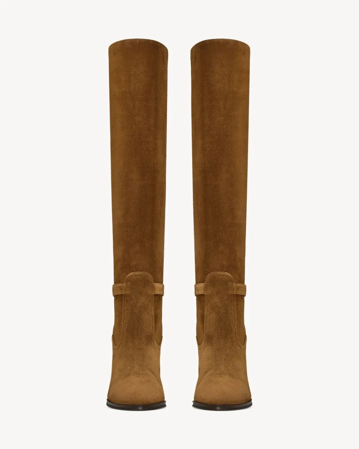 Saint Laurent Boots-DIANE boots in suede LAND