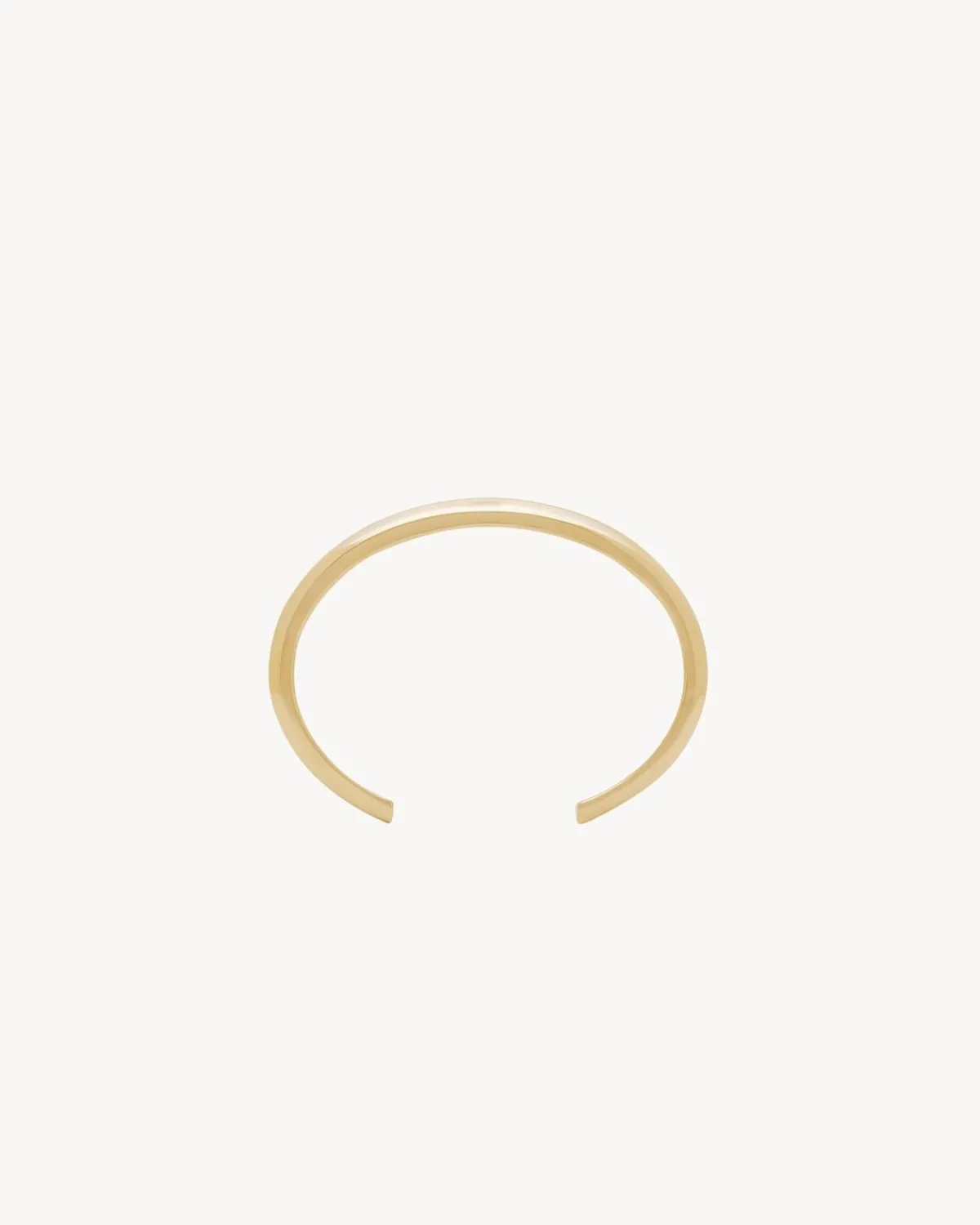 Saint Laurent Jewelry-double-ridge cuff in metal GOLD