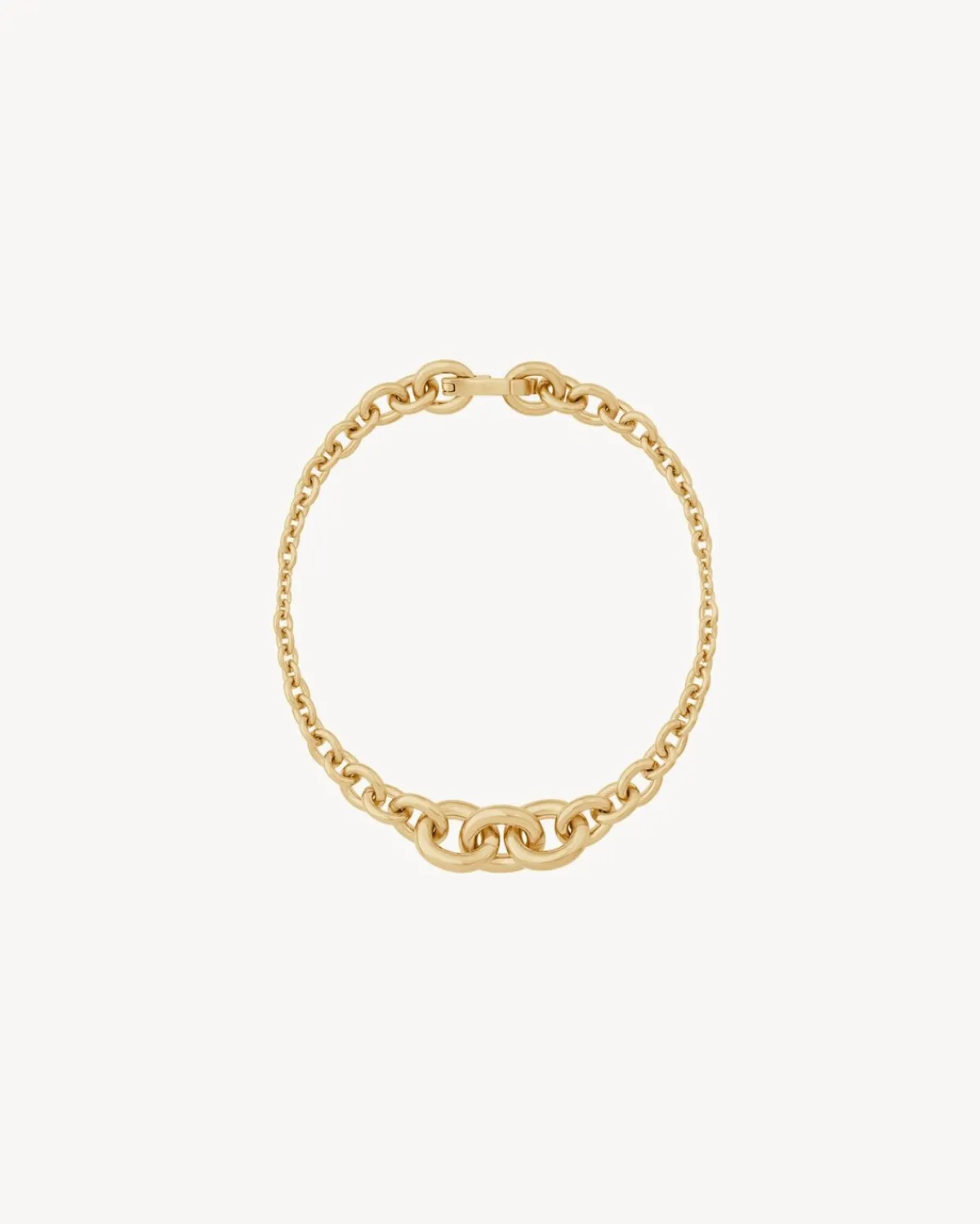 Saint Laurent Fine Jewelry-graduated chain bracelet in 18K yellow gold YELLOWGOLD