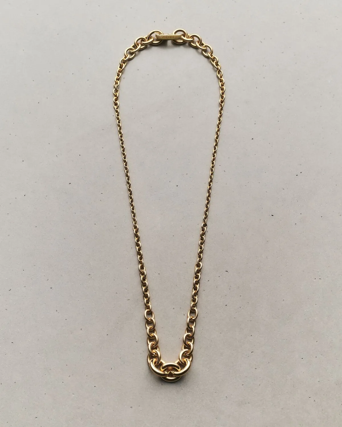 Saint Laurent Fine Jewelry-graduated chain necklace in 18K yellow gold YELLOWGOLD