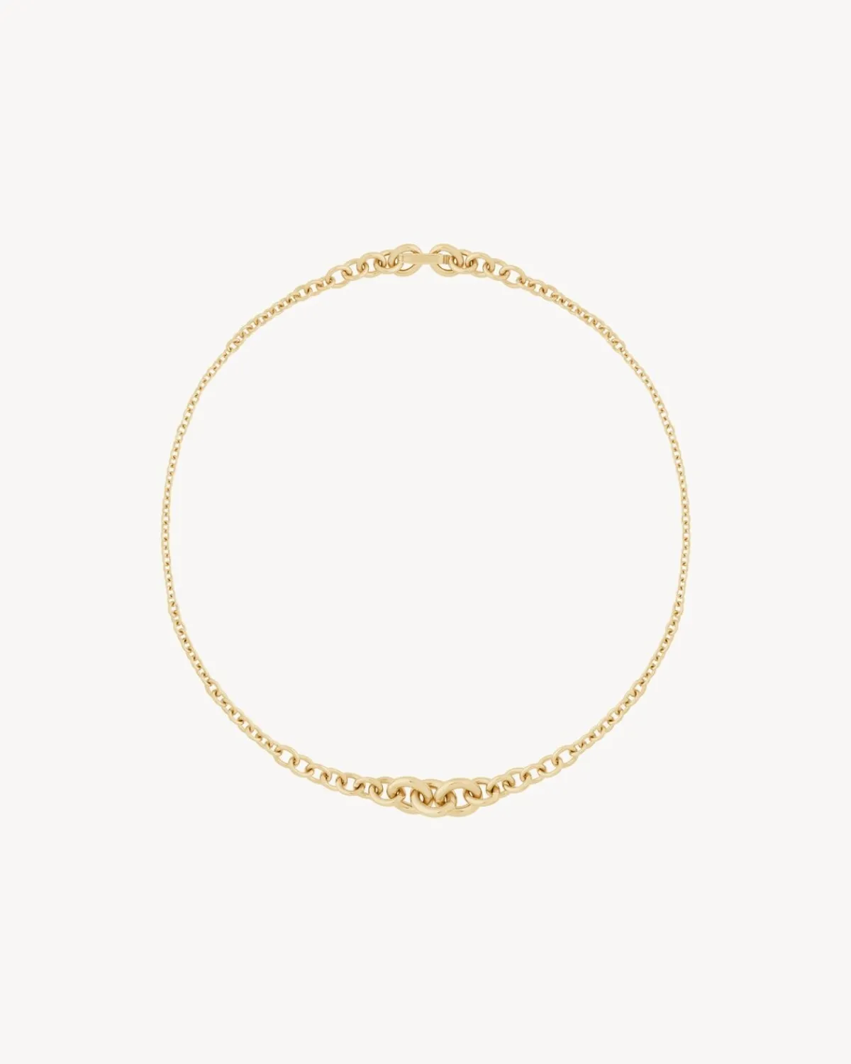 Saint Laurent Fine Jewelry-graduated chain necklace in 18K yellow gold YELLOWGOLD