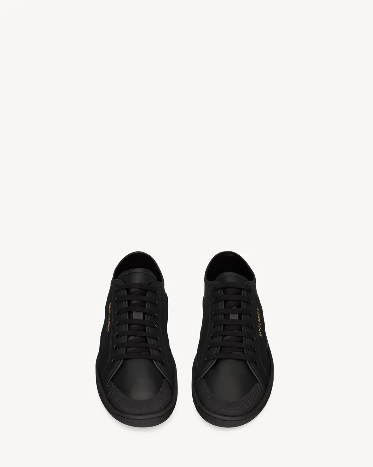 Saint Laurent Sneakers-GYM sneakers in smooth leather BLACK