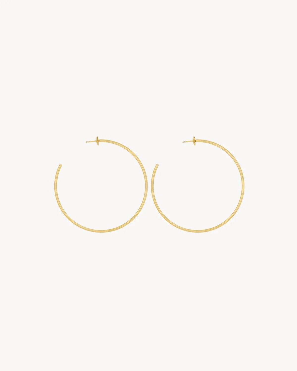 Saint Laurent Fine Jewelry-hoop earrings in 18K yellow gold YELLOWGOLD