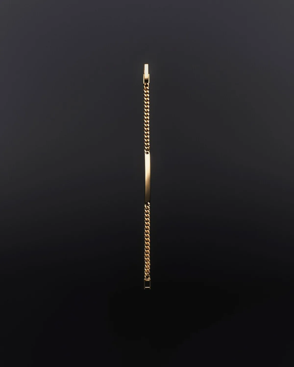 Saint Laurent Fine Jewelry-ID bracelet in 18K yellow gold YELLOWGOLD