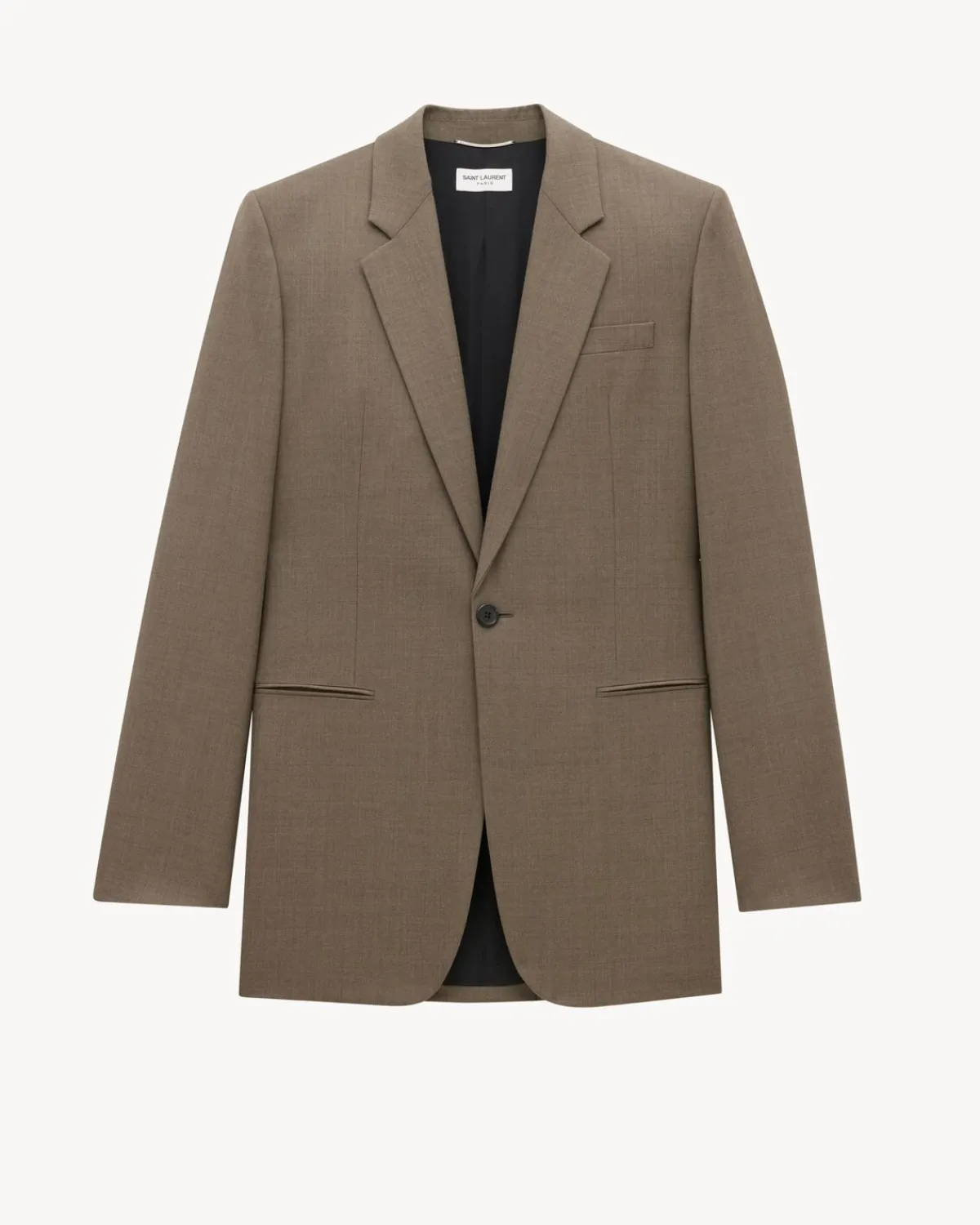 Saint Laurent Jackets And Pants-jacket in wool TAUPE