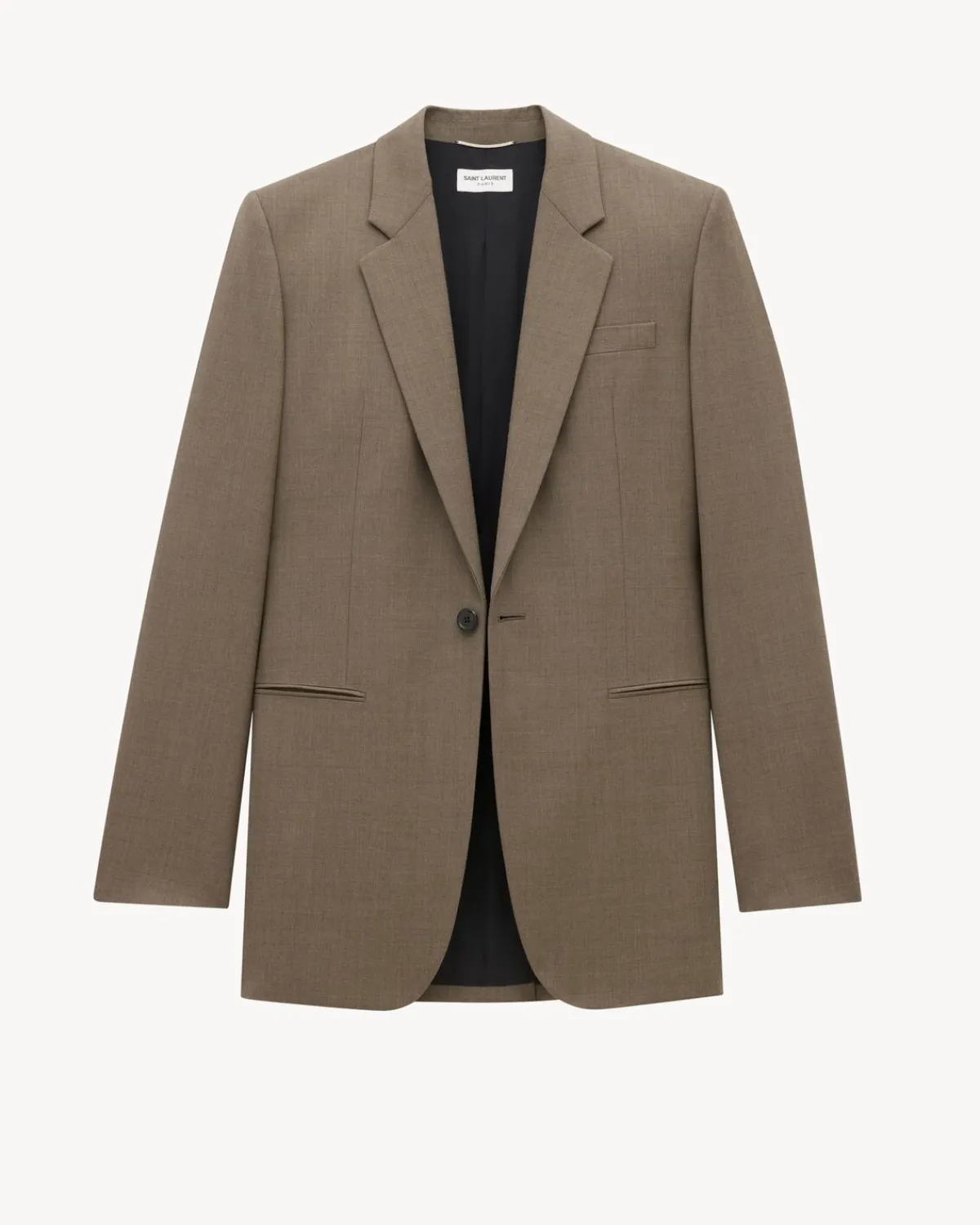 Saint Laurent Jackets And Pants-jacket in wool TAUPE