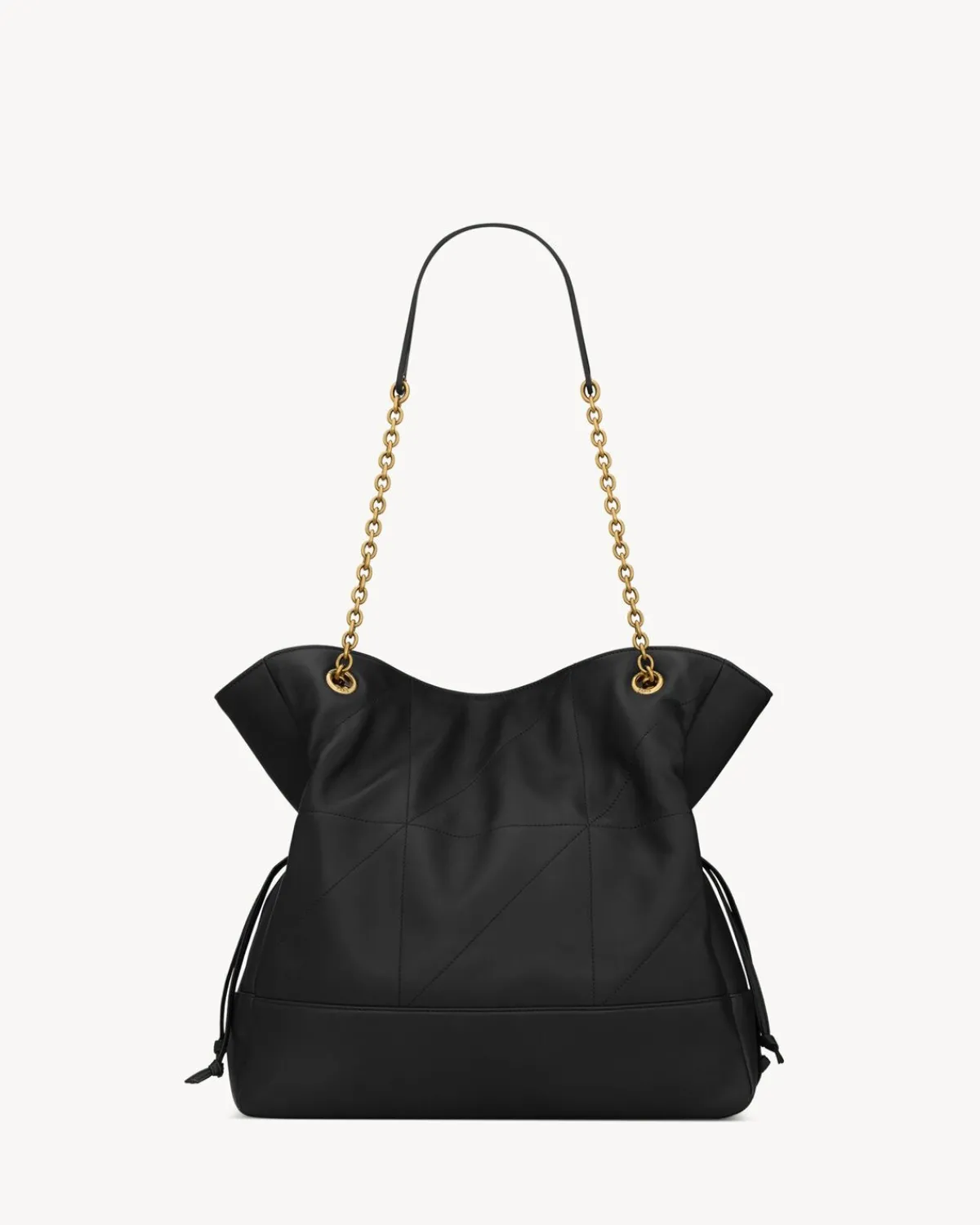 Saint Laurent Shoulder Bags-JAMIE SHOPPING BAG in lambskin BLACK