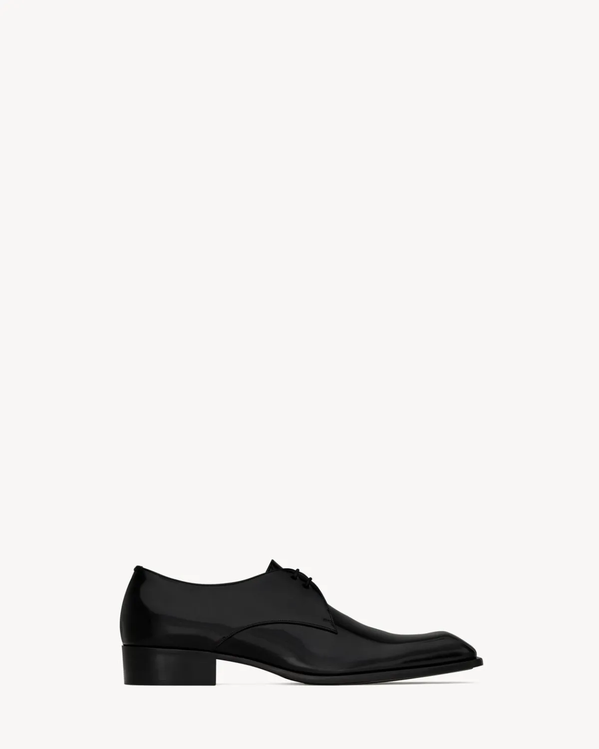 Saint Laurent Formal | Derbies-JEAN derbies in brushed leather BLACK